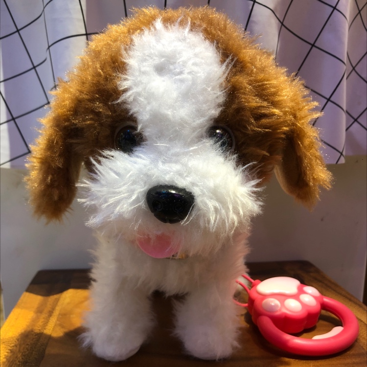 The new popular and best-selling electric plush toy, the leash dog series, which can walk, is from the music company HNR Specification image