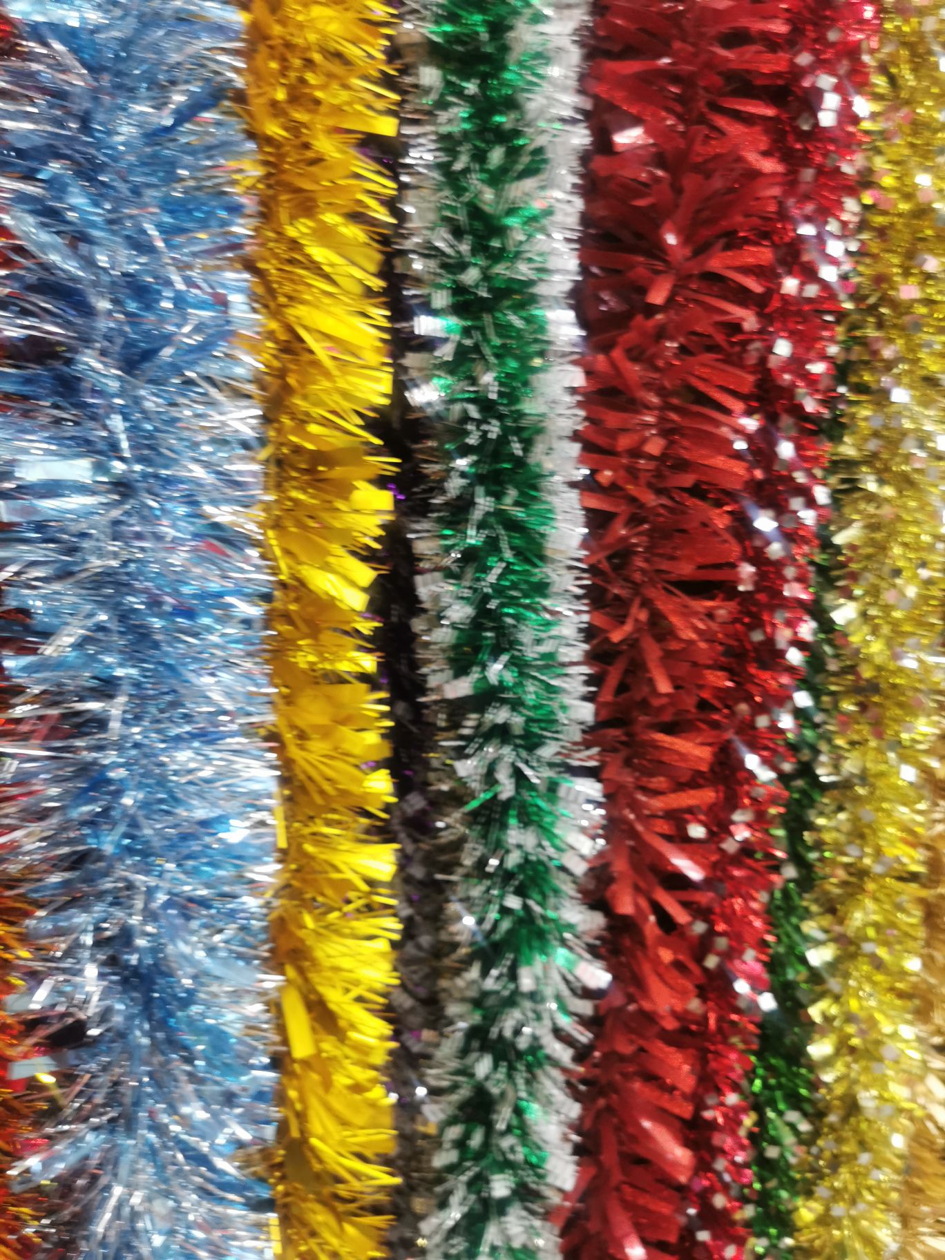 Christmas decorations, woolen sticks, birthday party