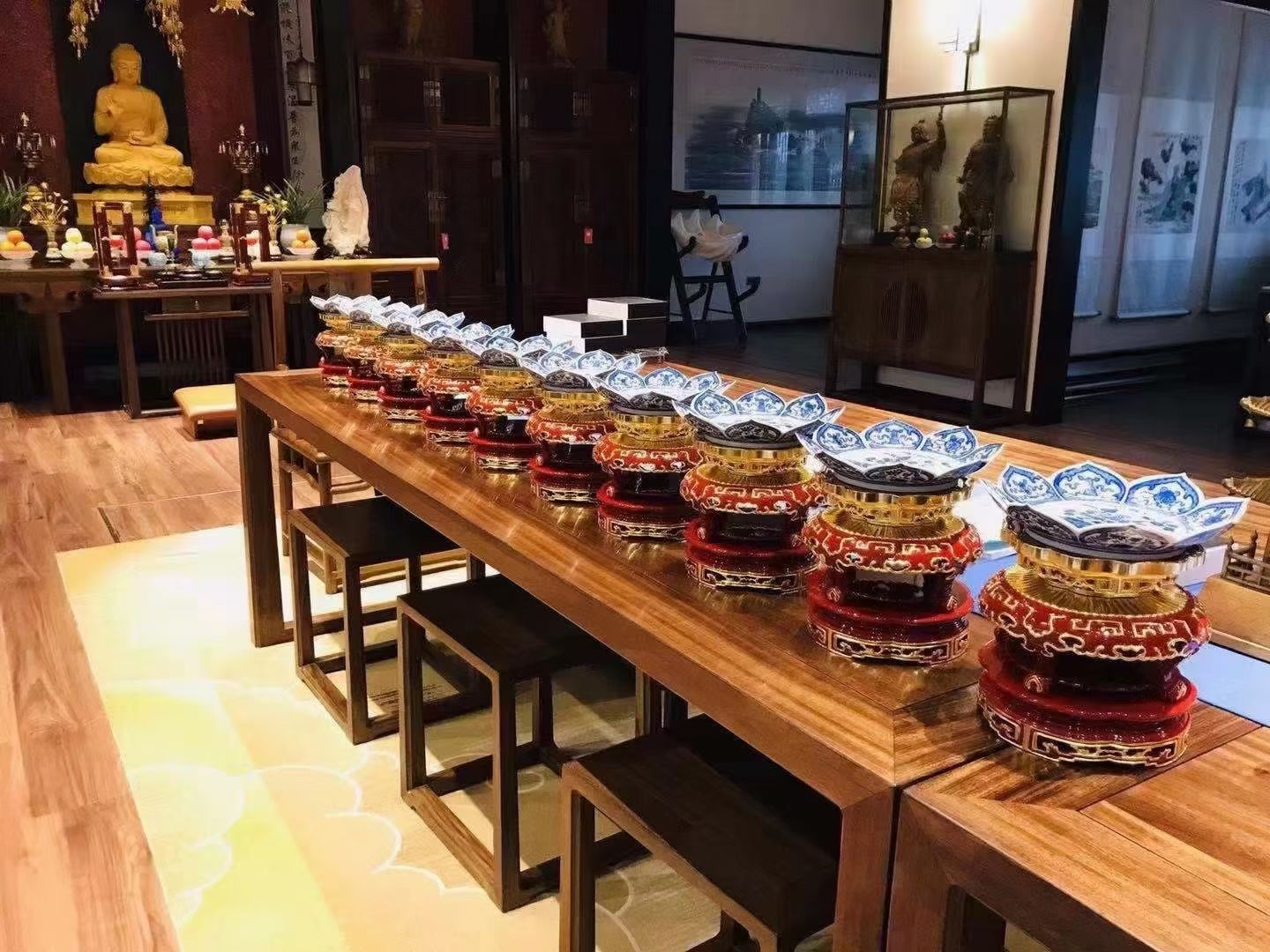 实木供盘底座/实木底座/果盘底台白底实物图
