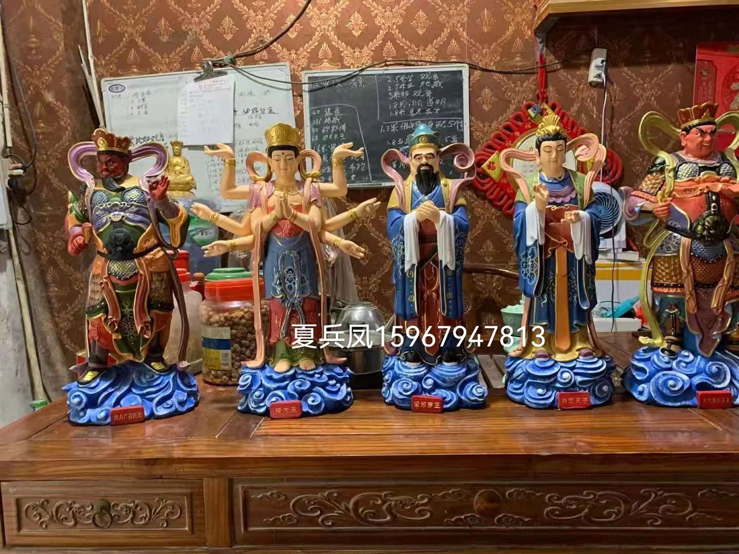 祥晟堂佛具：树脂二十四尊天 诸天像工艺品