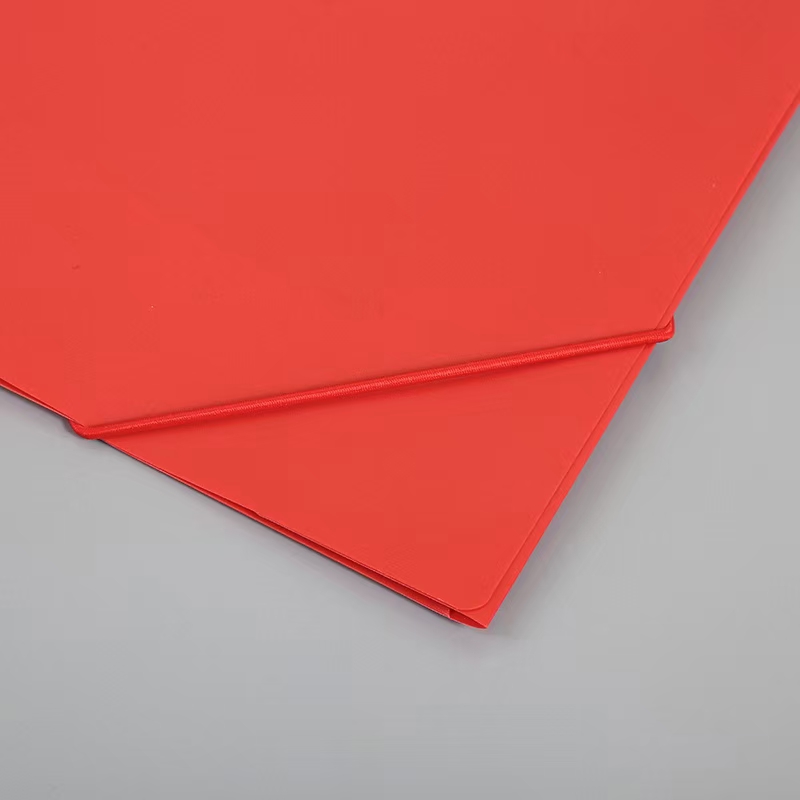 松紧带文件袋白底实物图