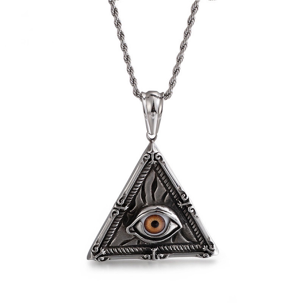 Devil's Eye Pendant Stainless steel men's pendant necklace, eye pendant necklace