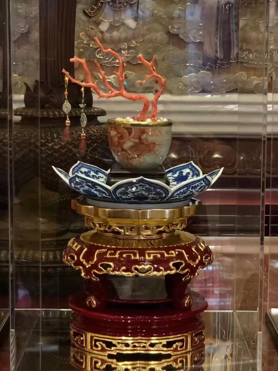 实木供盘底座/实木底座/果盘底台产品图