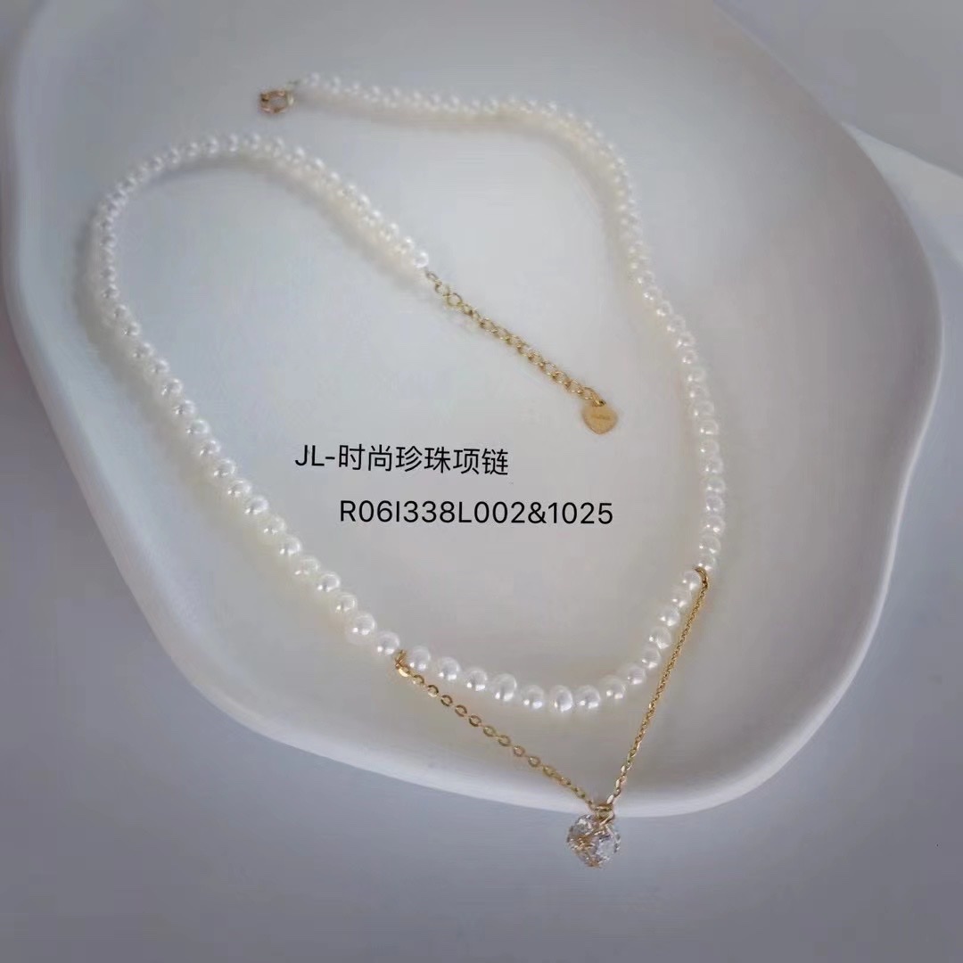 不锈钢珍珠项链