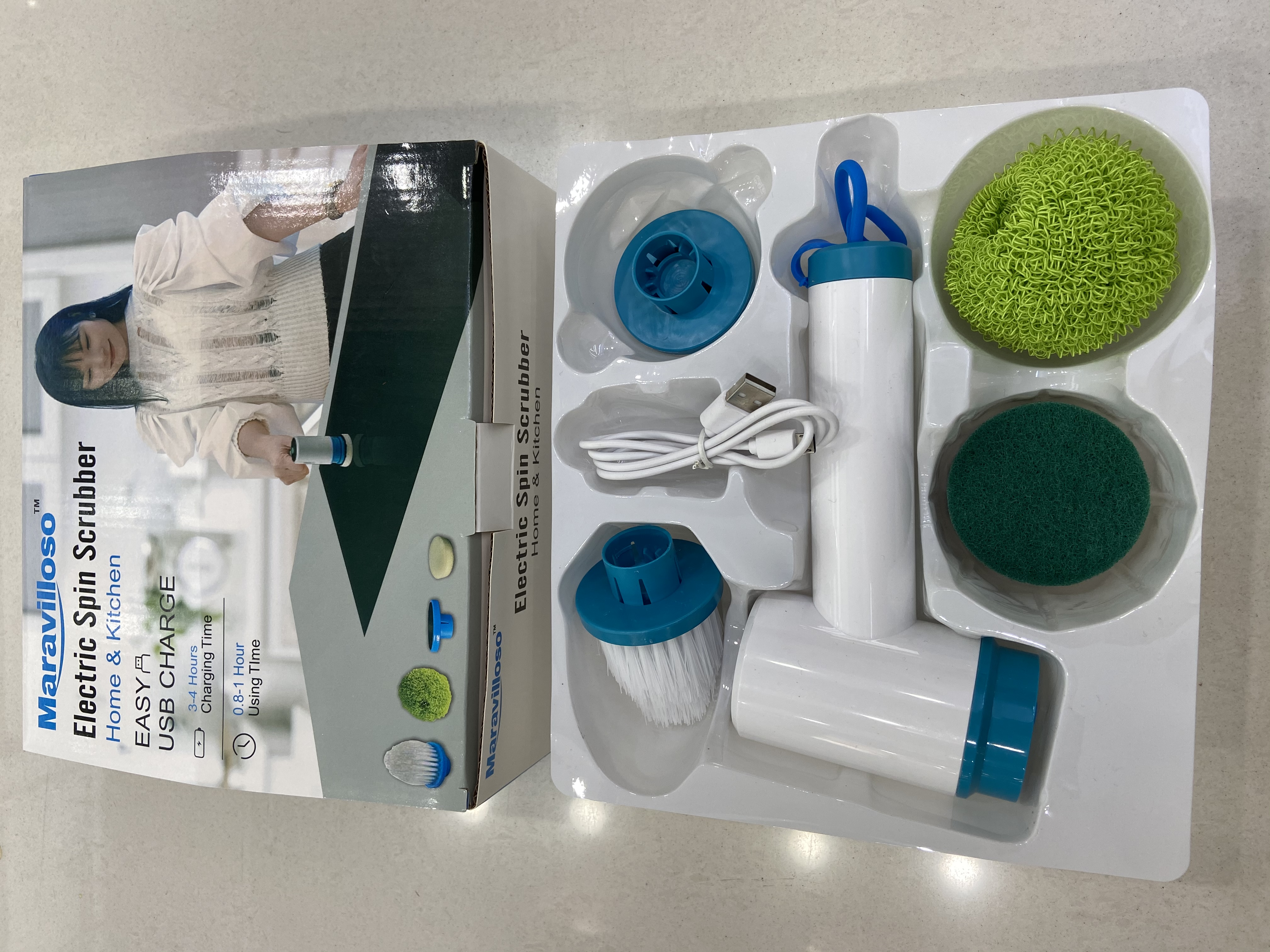Electric cleaning brush