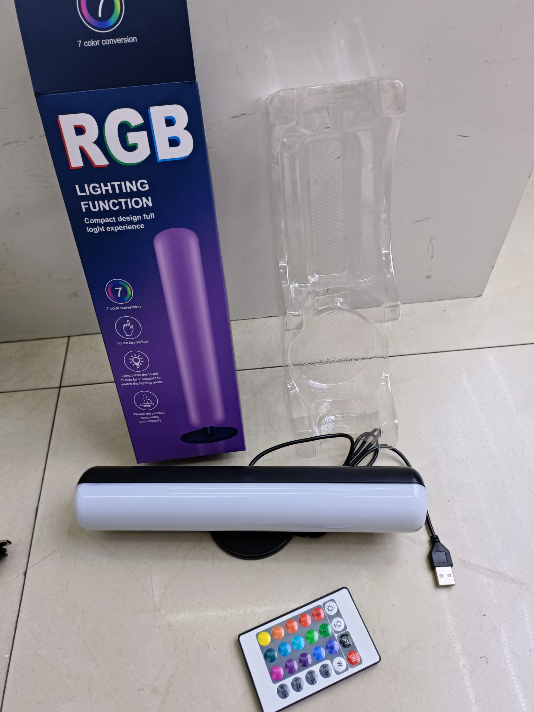 氛围灯带遥控器 横放竖放图