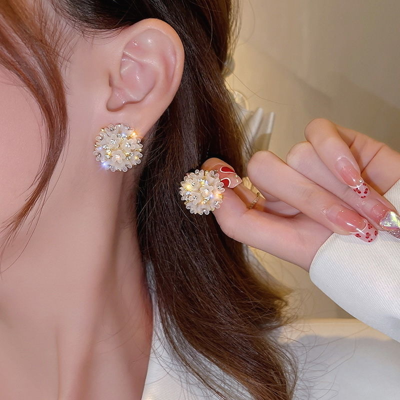 925 Silver Ear Rings for women, fashionable and elegant, anti-allergy ear buckles, new Korean version earrings 301