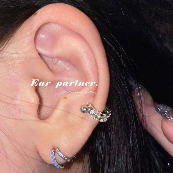 925 Silver Ear rings for women, fashionable and elegant, anti-allergy ear loops, new Korean version earrings 306 Application Scenario