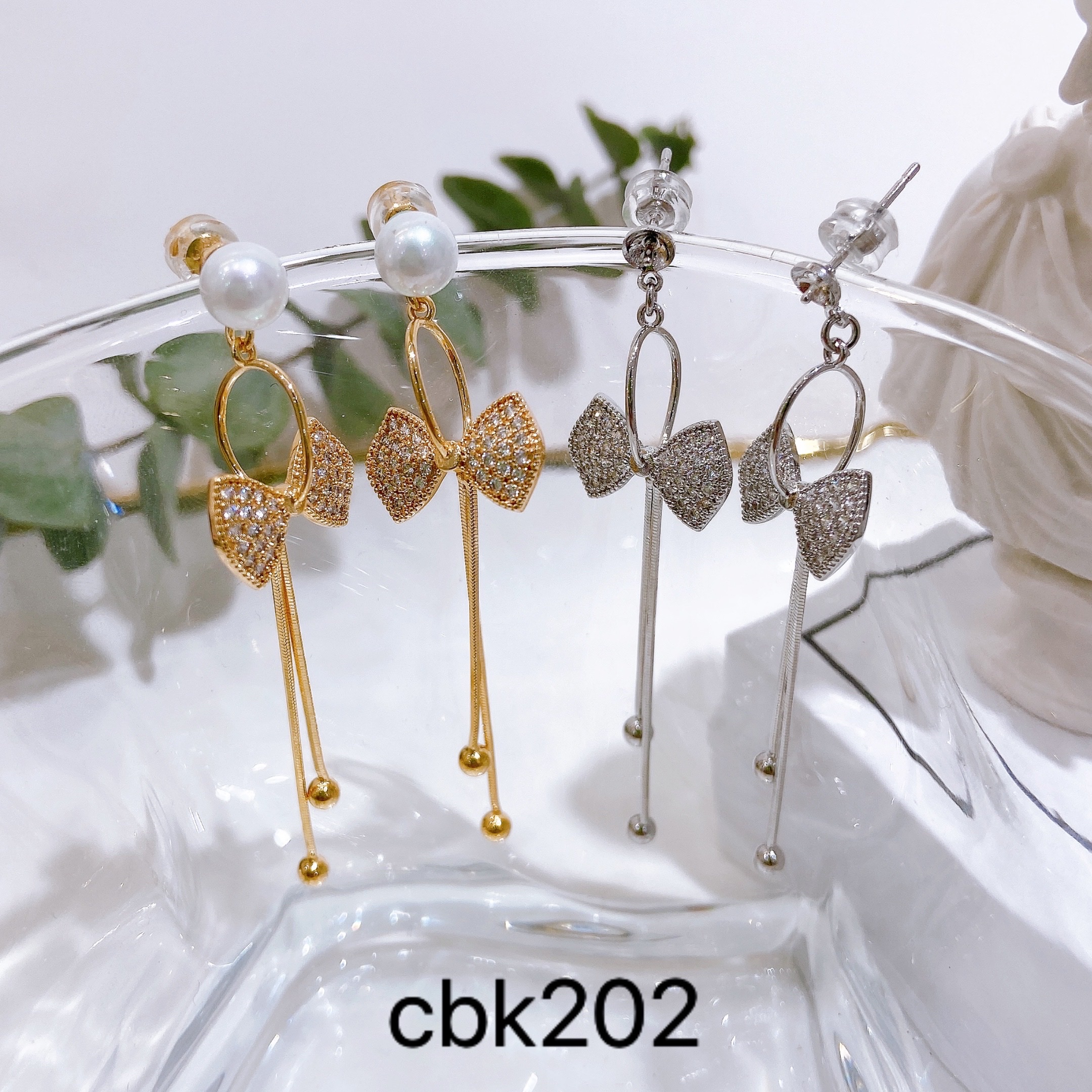 众兴饰品蝴蝶结珍珠耳钉链接片锁吊坠饰品配件爱心锁钥匙吊坠新款多色