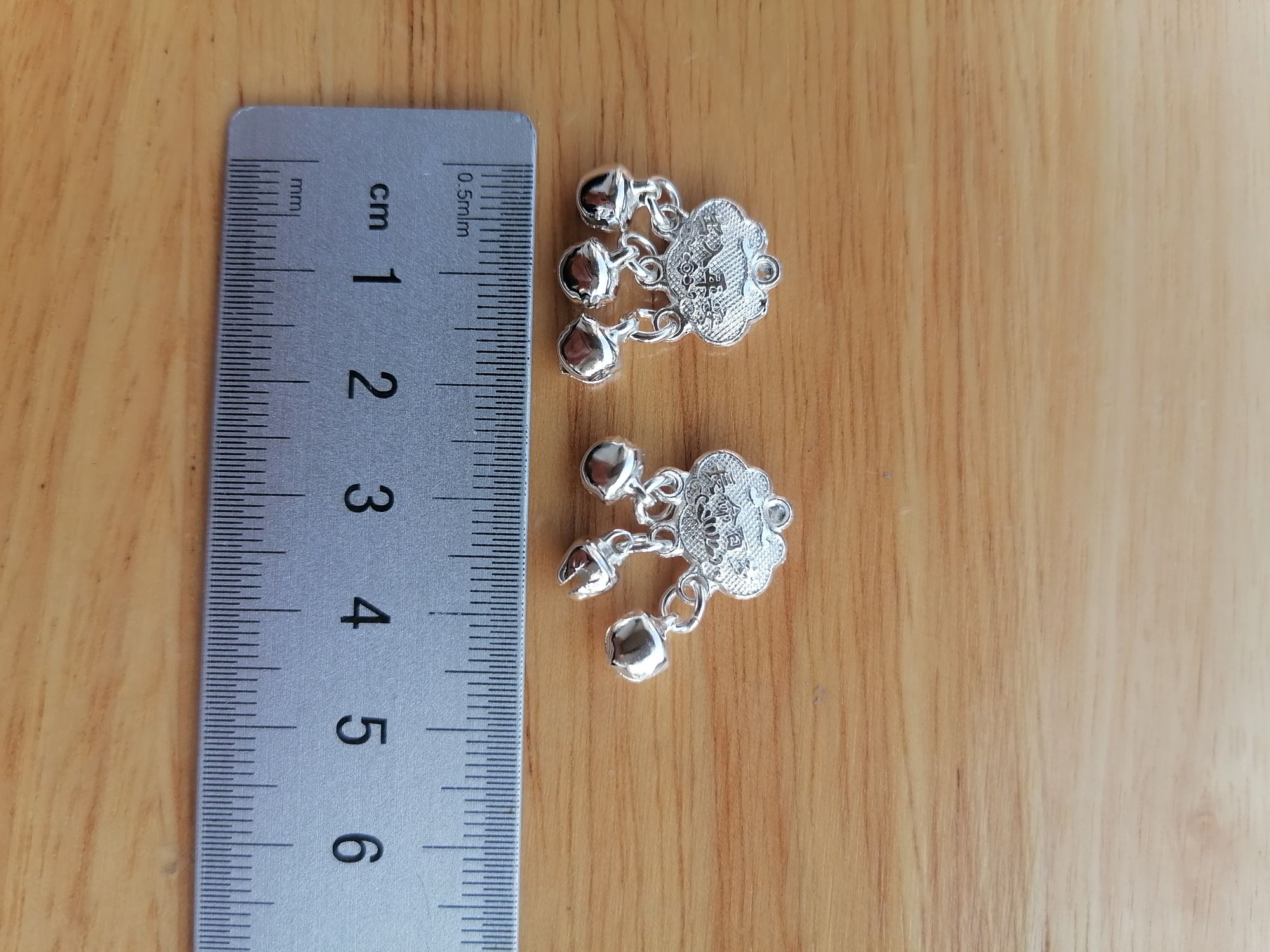 出入平安，長命百岁小银锁详情图5