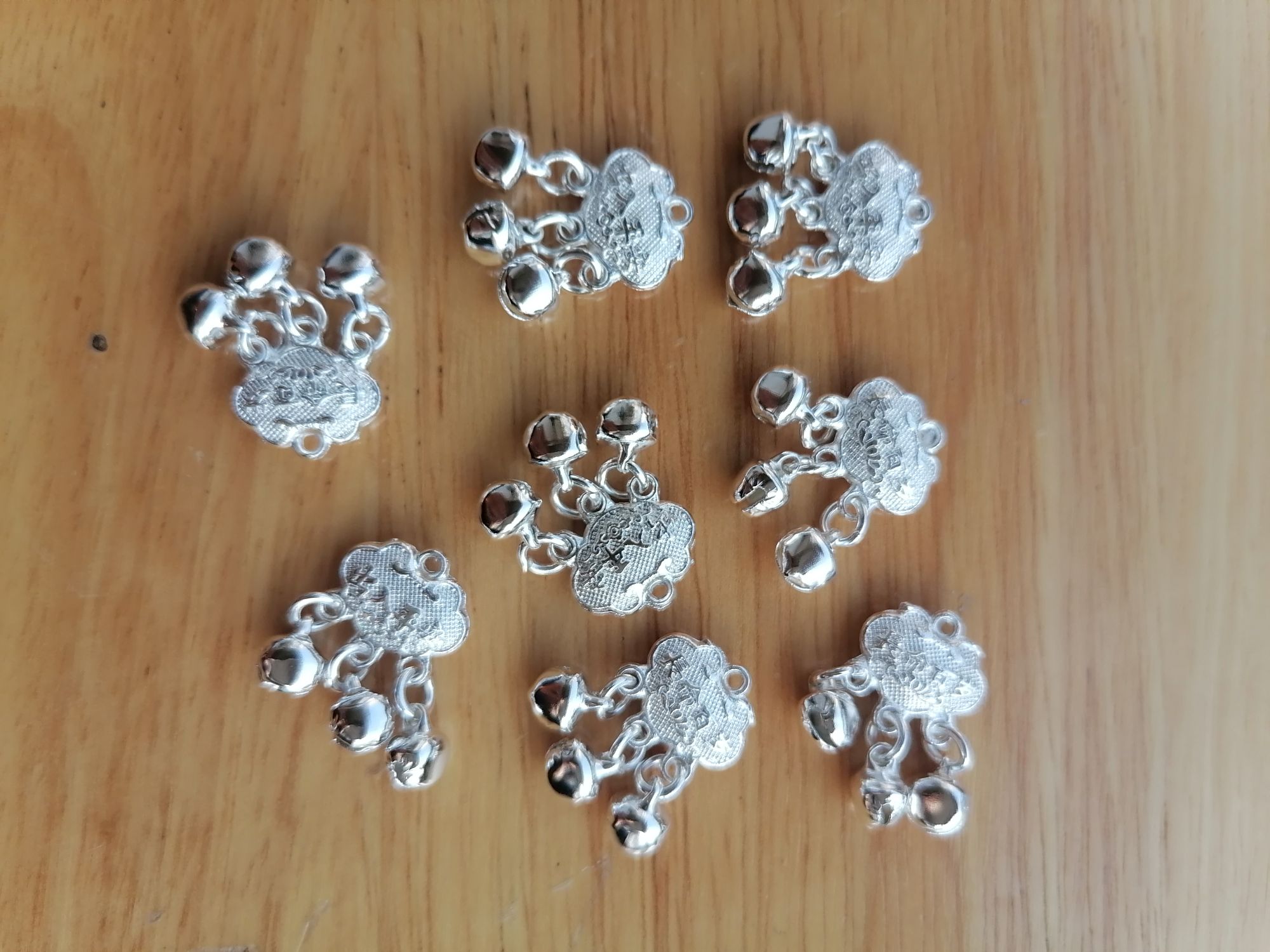 出入平安，長命百岁小银锁详情图3