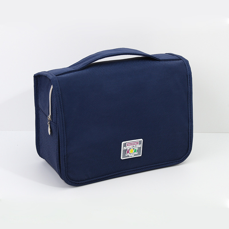 Wholesale of hook-shaped toiletry bags, travel dry and wet separation storage bags, Ins-style waterproof skin care and makeup bags Item Picture