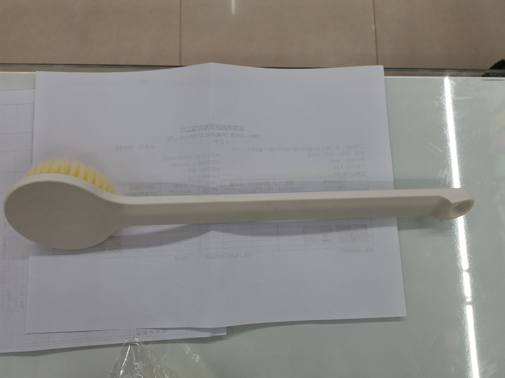 130# Single-sided bath brush details Picture