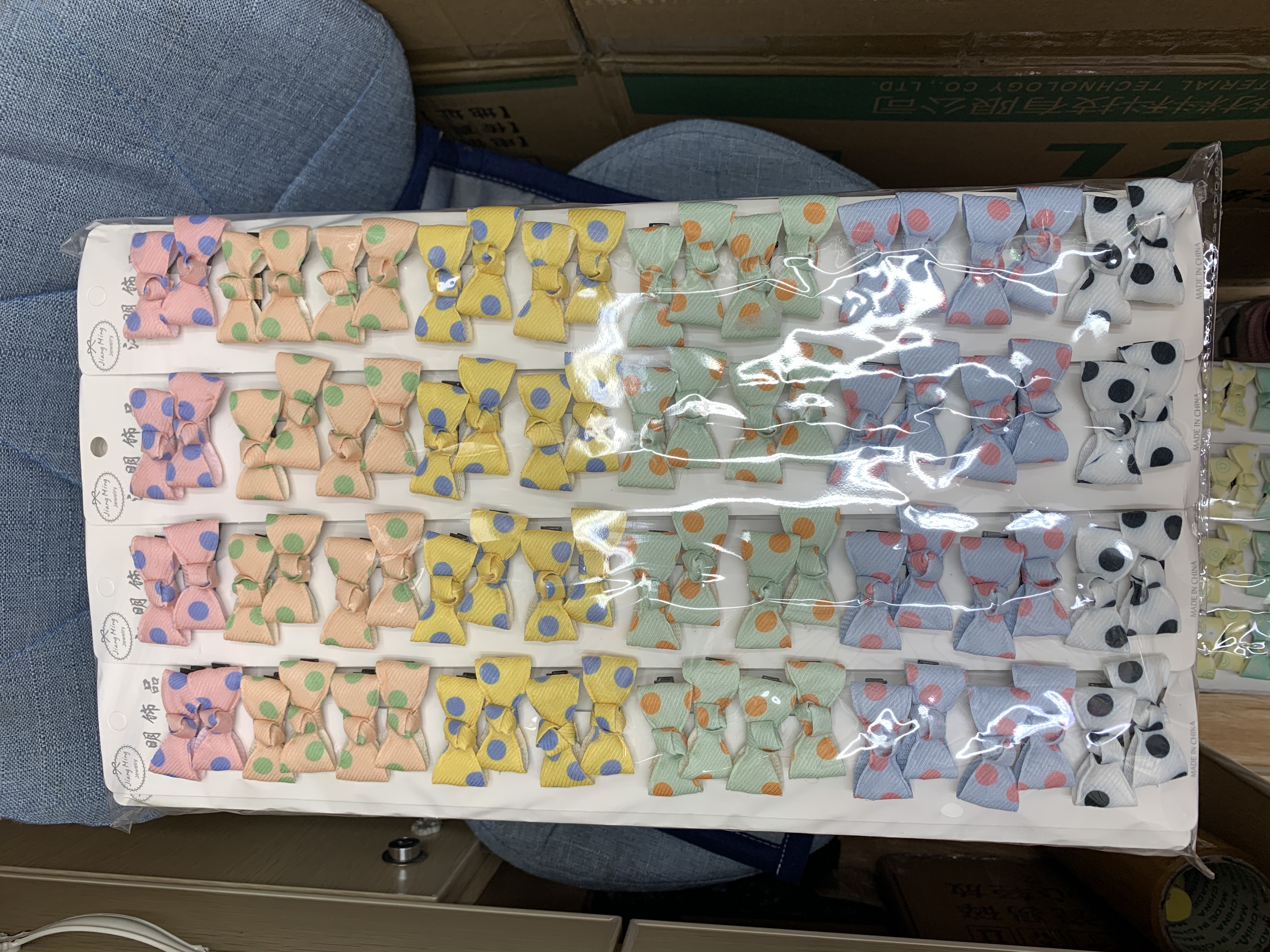 Korean fabric bow hair clips, top clips, side clips, bangs clips 2022040141