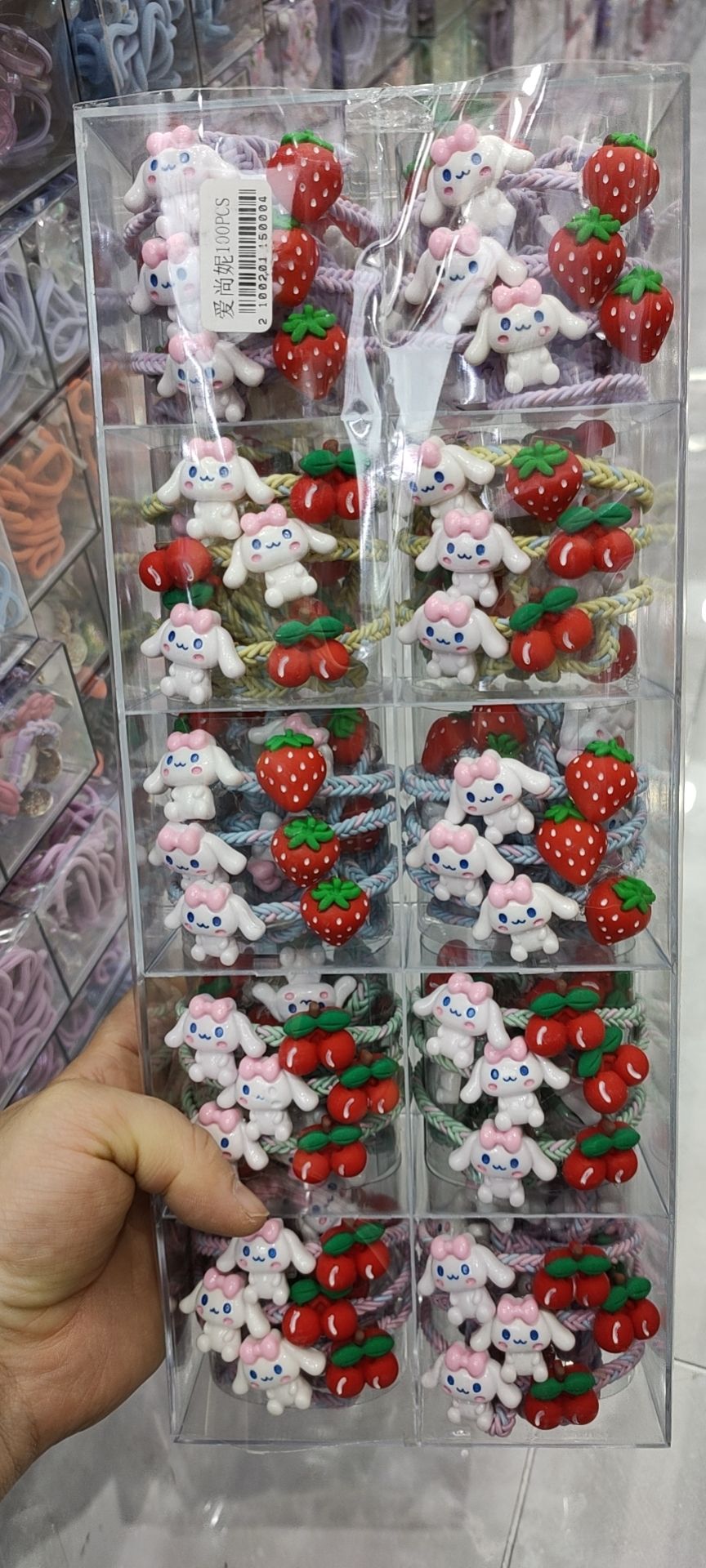 卡通皮筋汉服发饰绢花绚丽多彩美滋滋超好看看了都想要