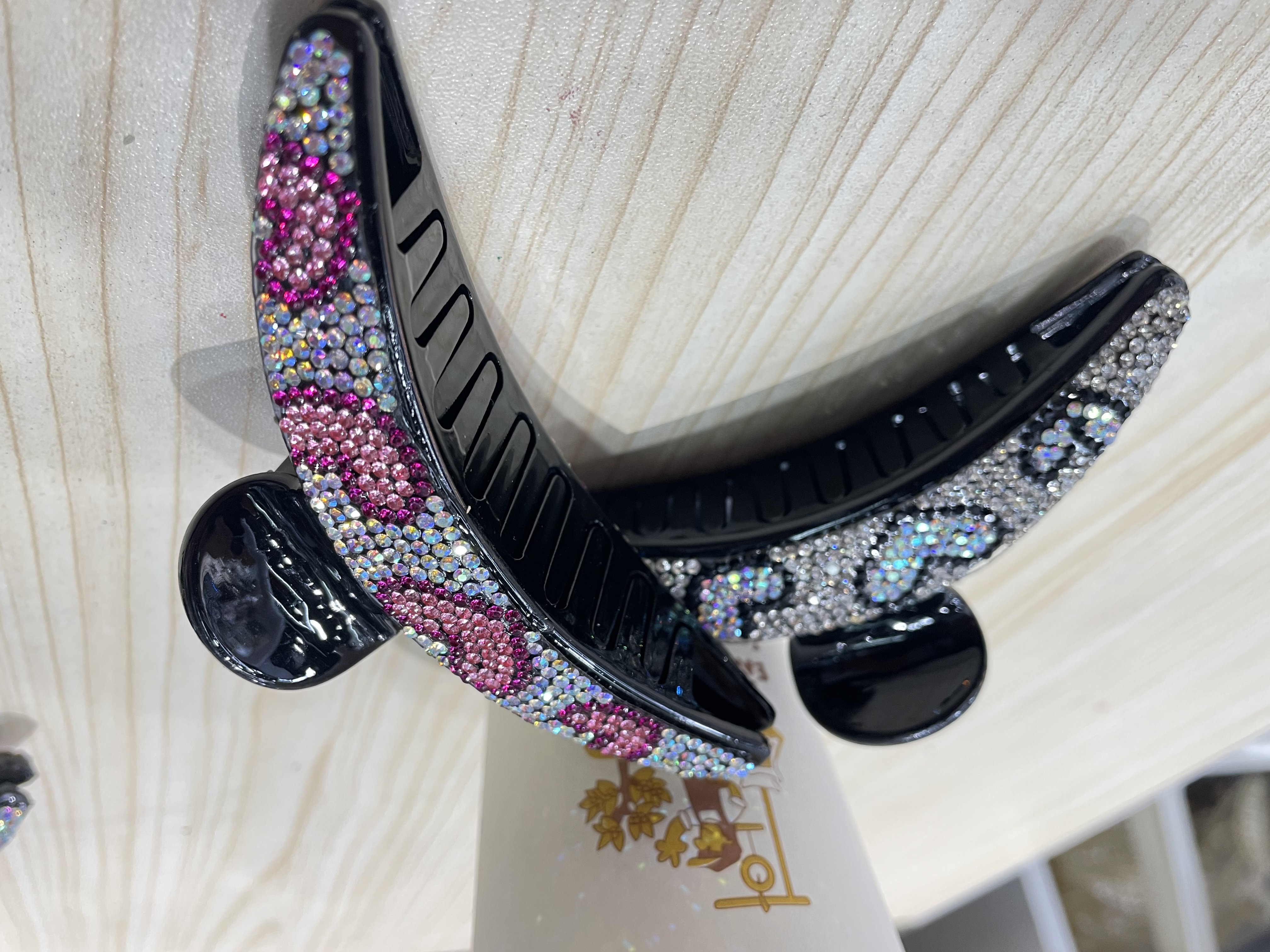 Large hair clip, back of the head, rhinestone, updo, elegant adult female hair clip, large hair clip, hair clip, headwear details Picture