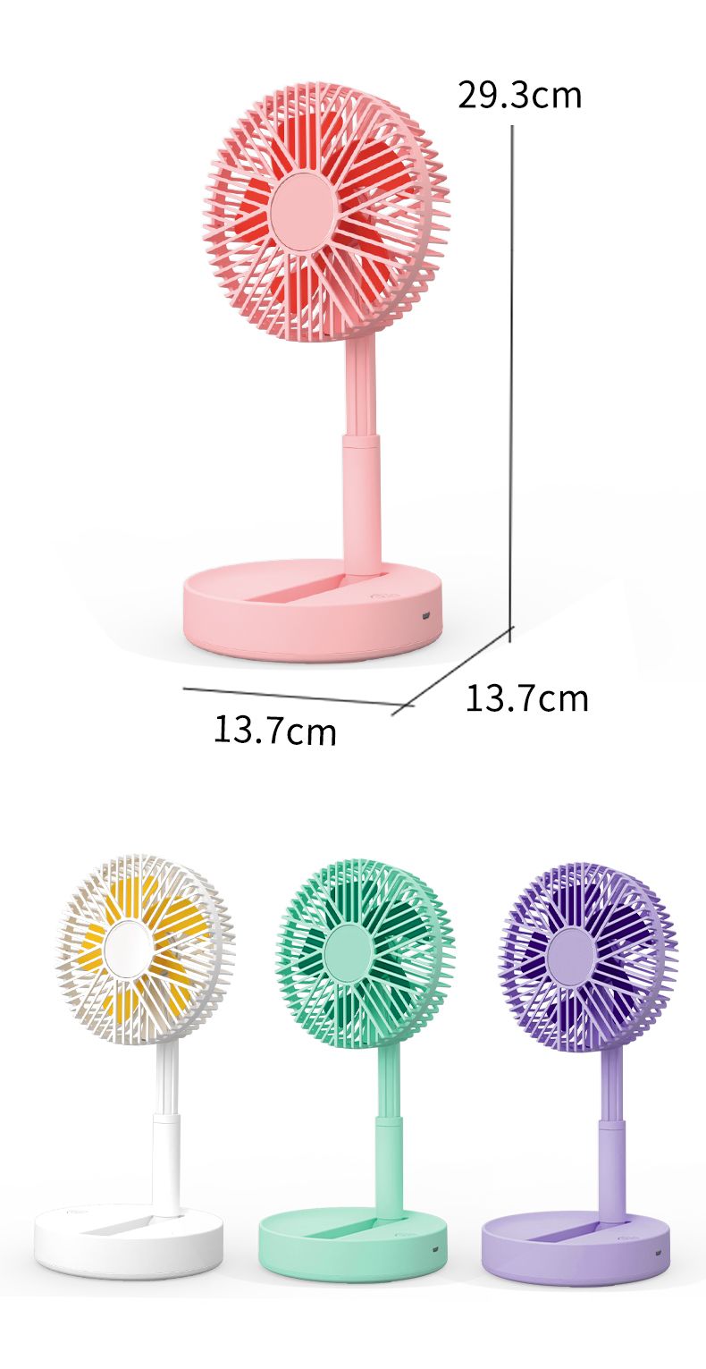 跨境伸缩折叠小风扇usb充电便携桌面风扇厂家直销量大从优详情图9