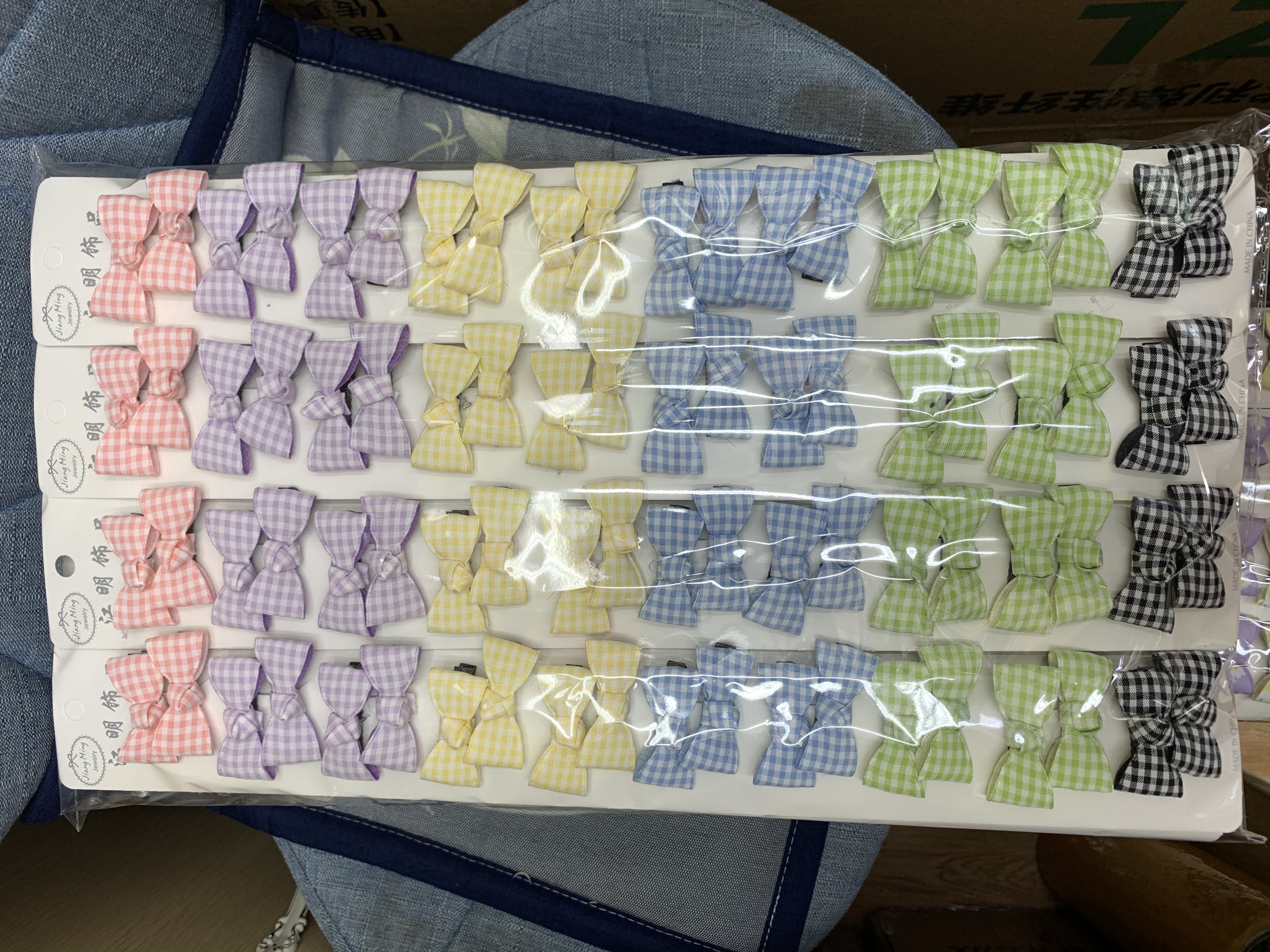 Korean fabric bow hair clips, top clips, side clips, bangs clips 2022040138