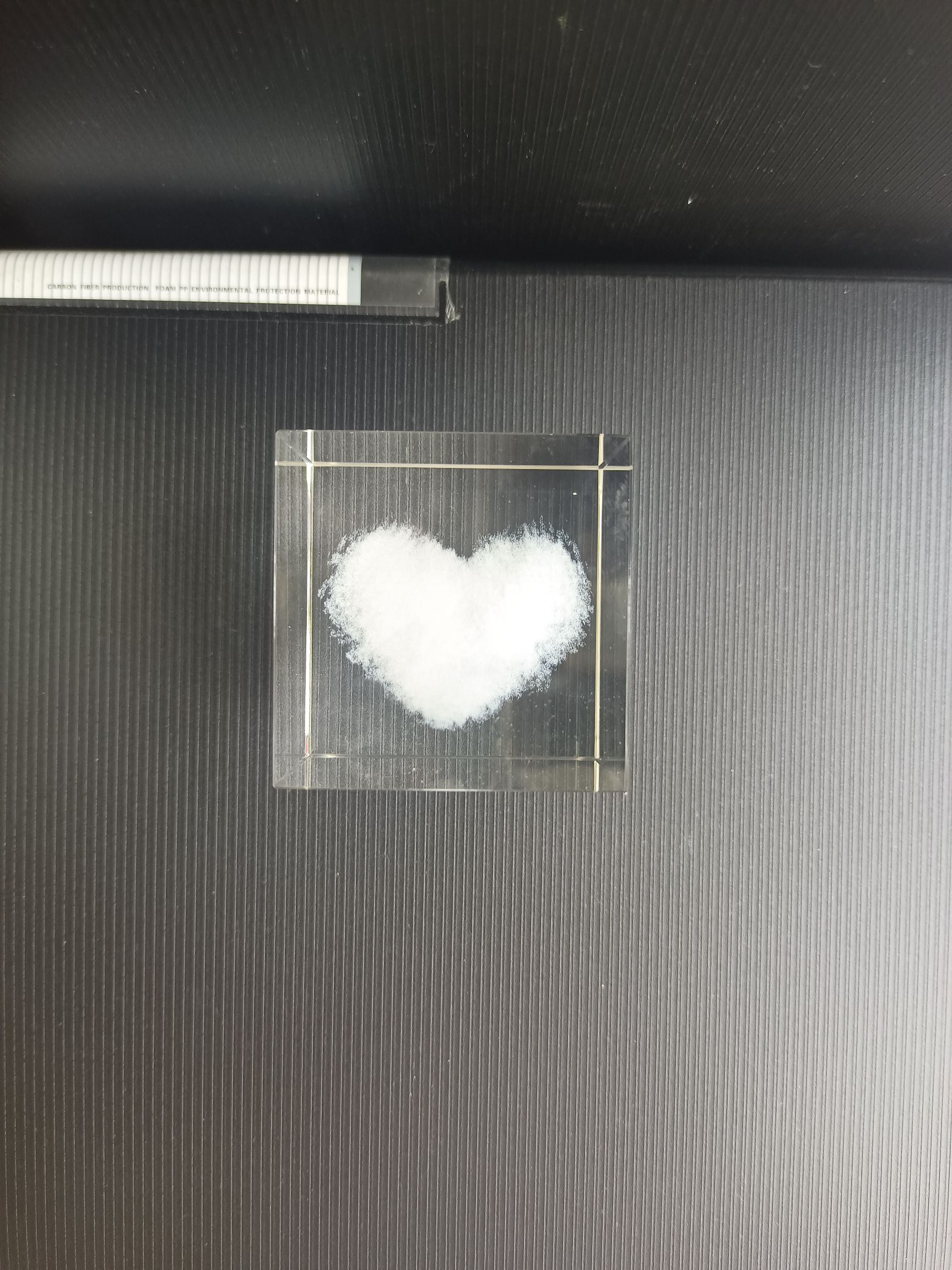 水晶内雕方块/水晶方块/水晶激光雕细节图