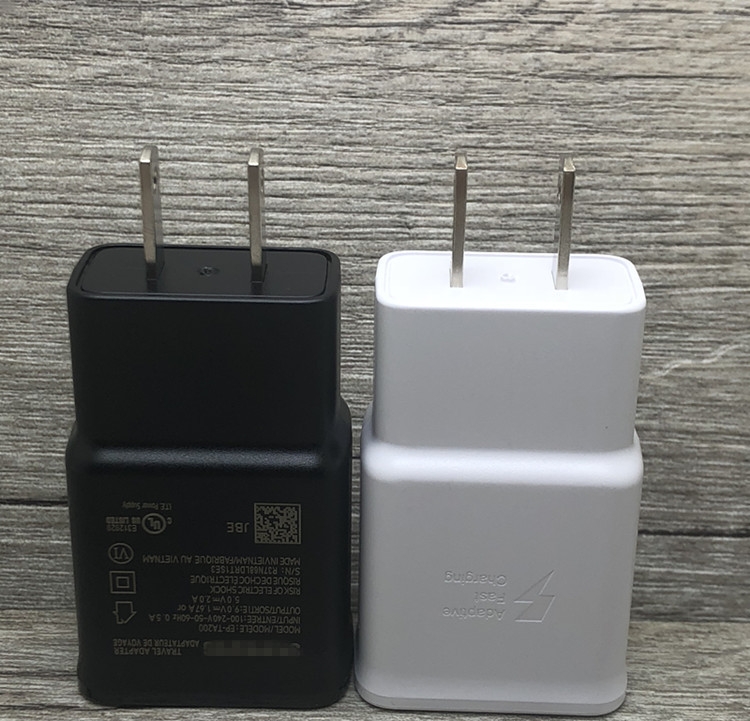 Suitable for Samsung S10 fast charging head Note8/S9/S10 9V fast charging American and European standard chargers detail image 2