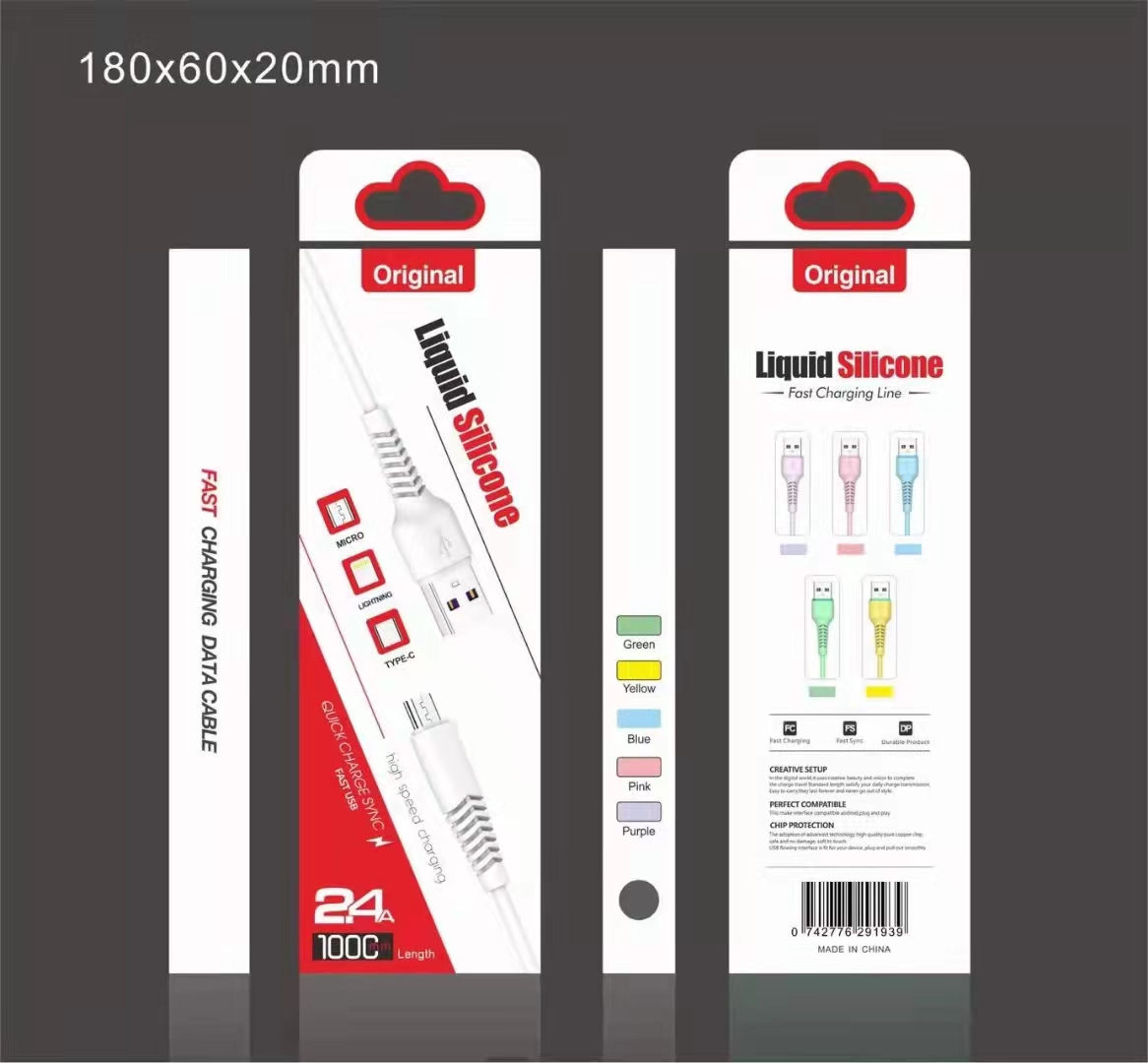 Sogo brand mobile phone charging data cable with box series Application Scenario