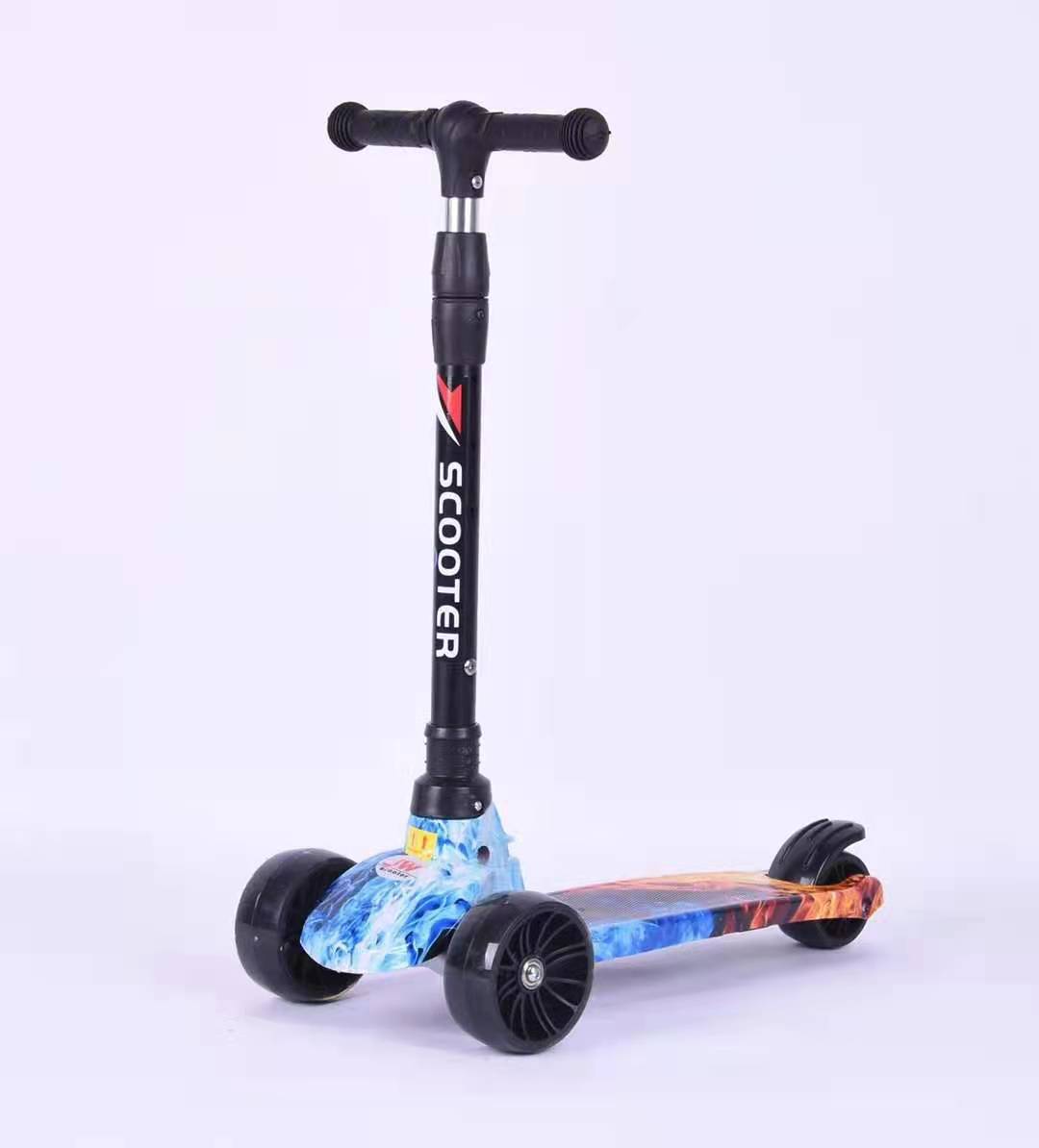 A 909-meter-tall scooter with lights and music