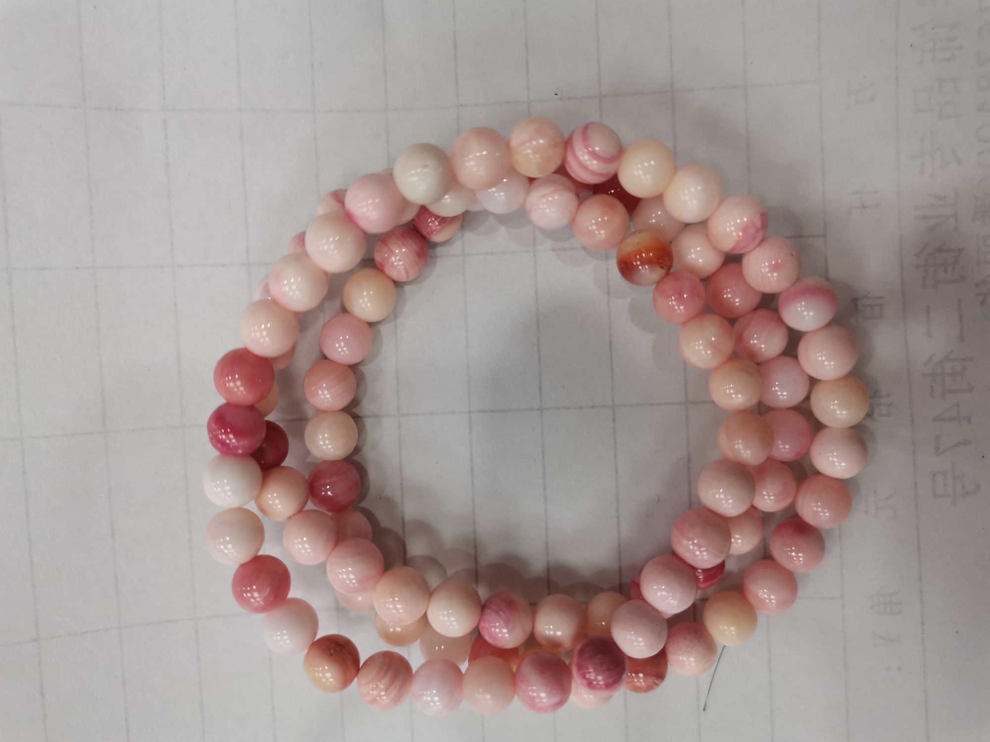 Pulsera de bayas rosadas artesanías turísticas perlas mano brocheta flores madera pera mano brocheta sandalita mano multicolor 1