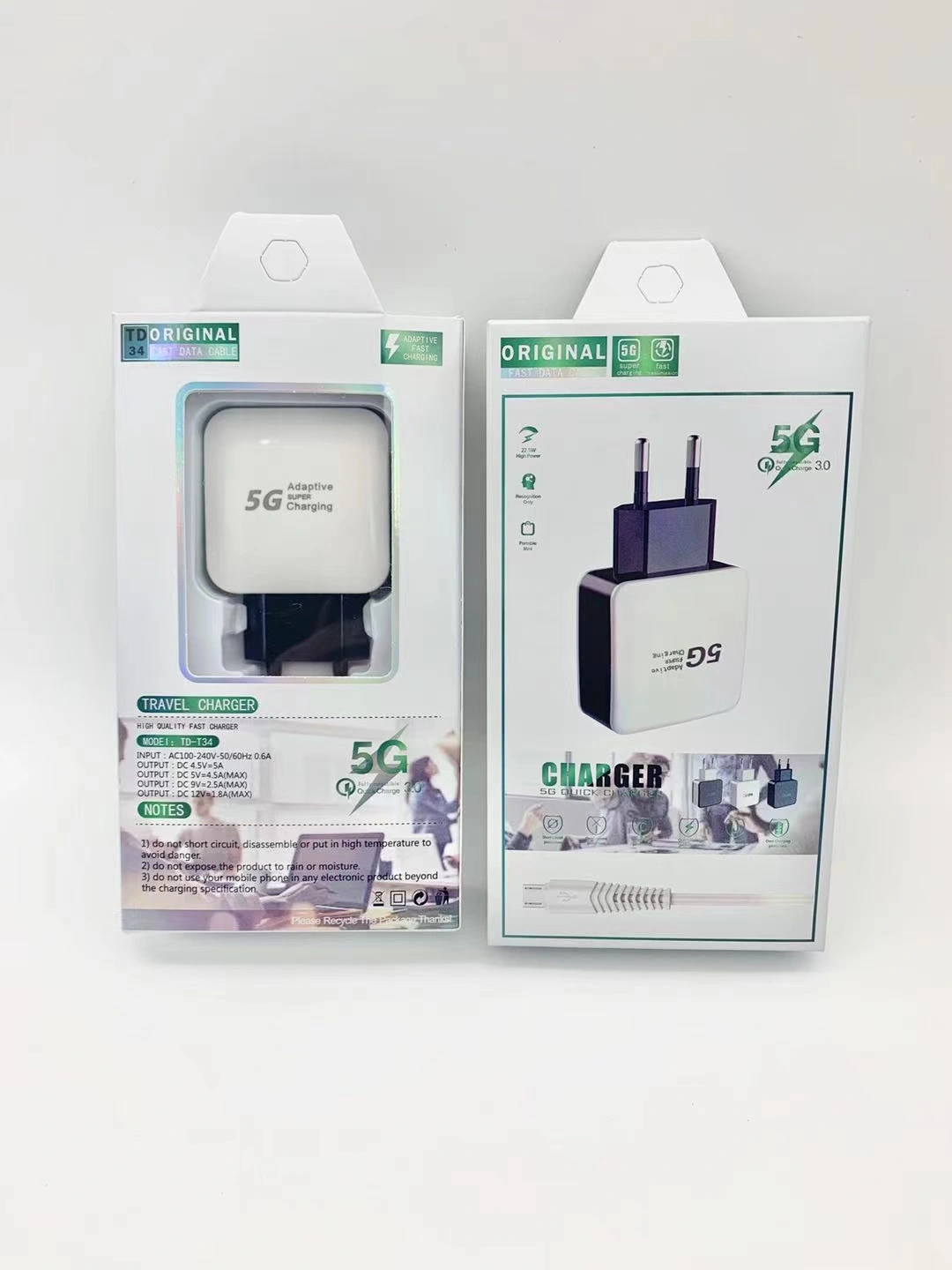 Sogo brand charging head set, charging head + data cable detail image 3