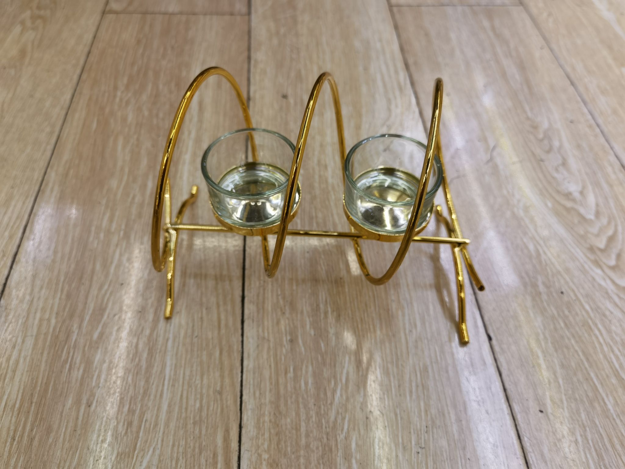 Home electroplated decorative candlestick 002