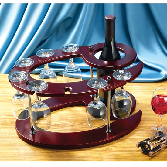 红酒架/红酒/酒杯架产品图