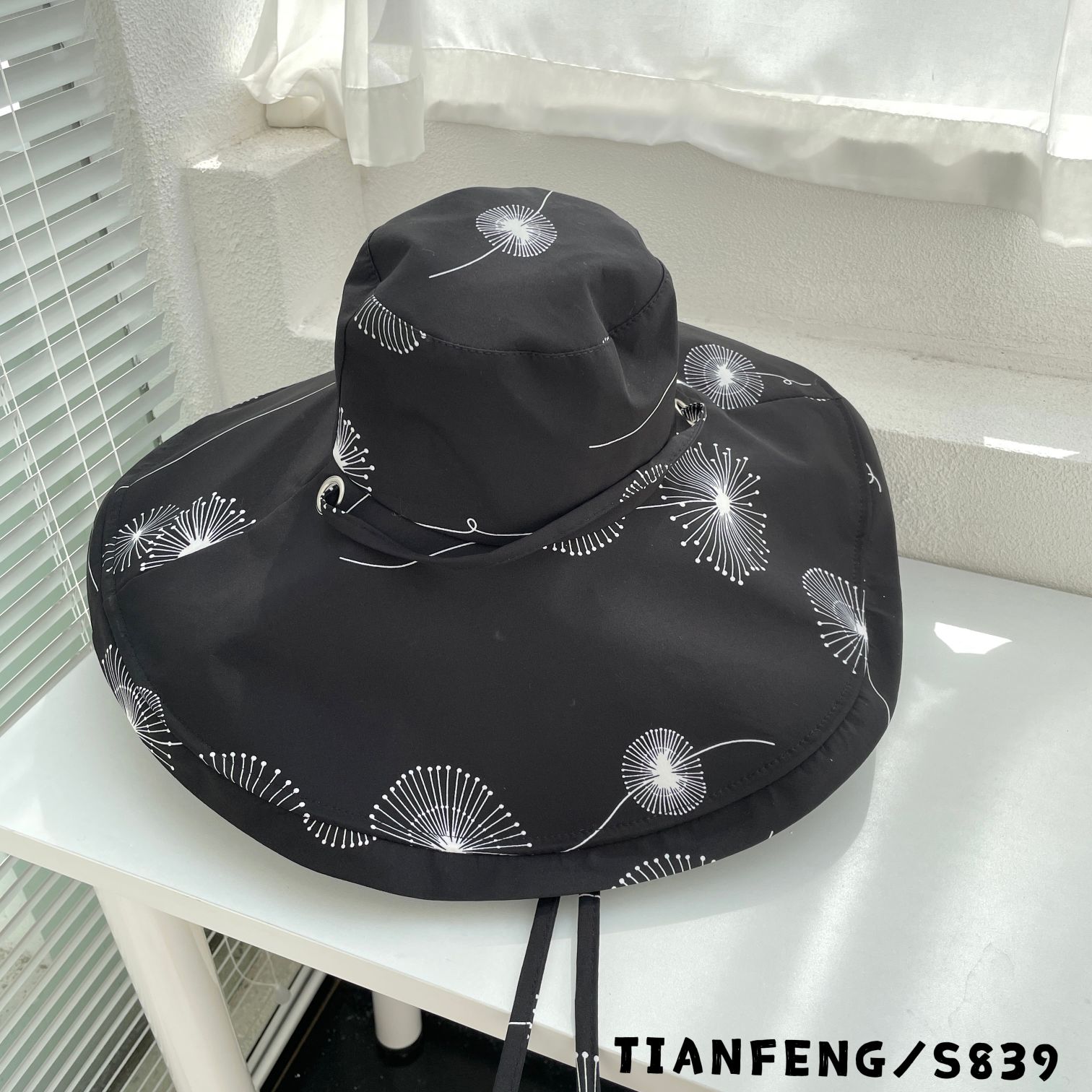 2022夏季韩版新款渔夫帽女日系少女大帽檐帽子海边度假防晒太阳帽详情12