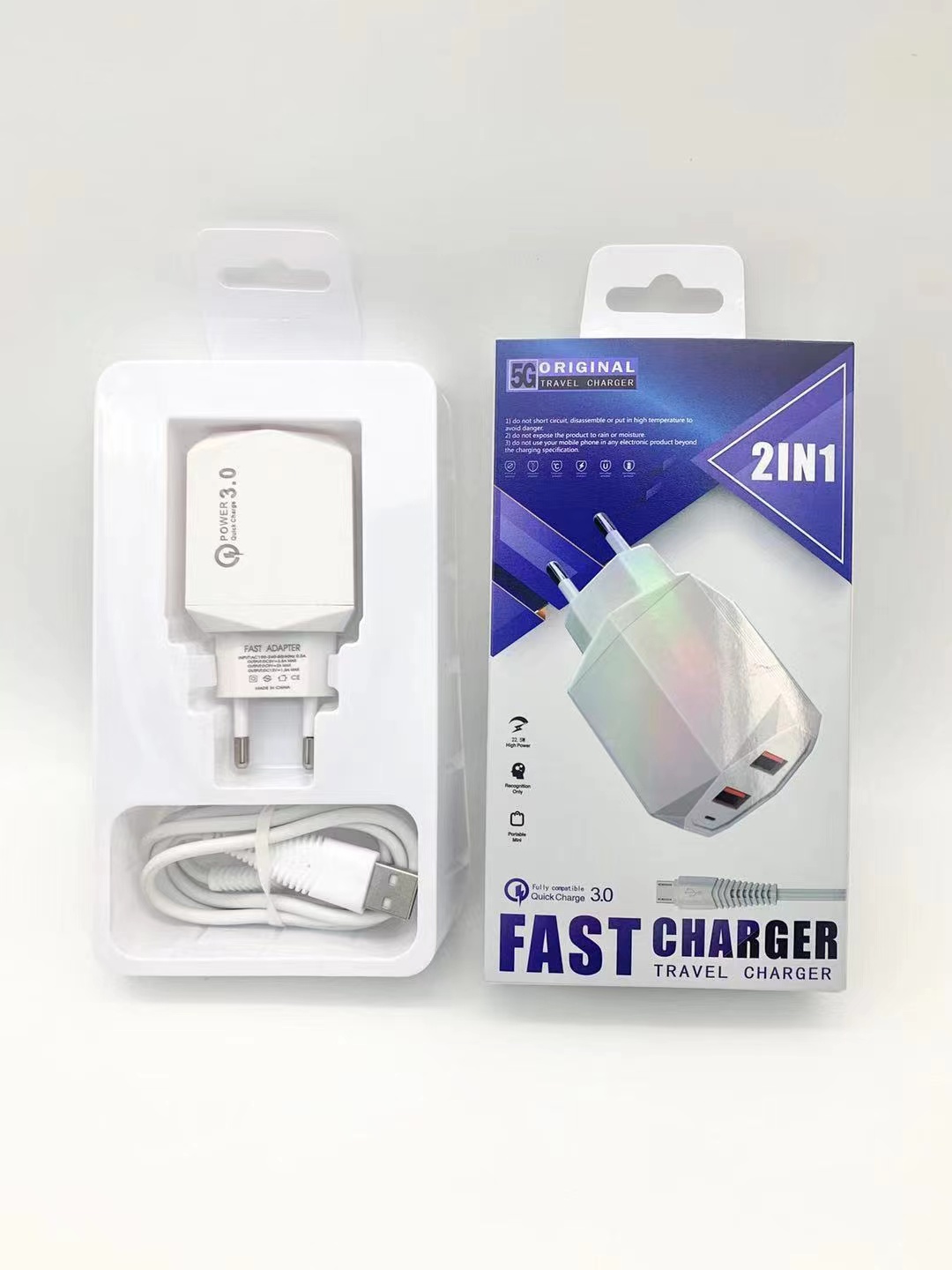 Sogo brand charging set, charging head + data cable detail image 6