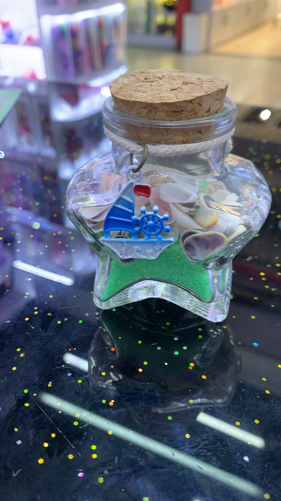 Huazen craft glass bottle drifting bottle 5 star bottle 12 artesanías regalos y regalos regalos recuerdos de viaje 1 venta directa de fábrica Application Scenario