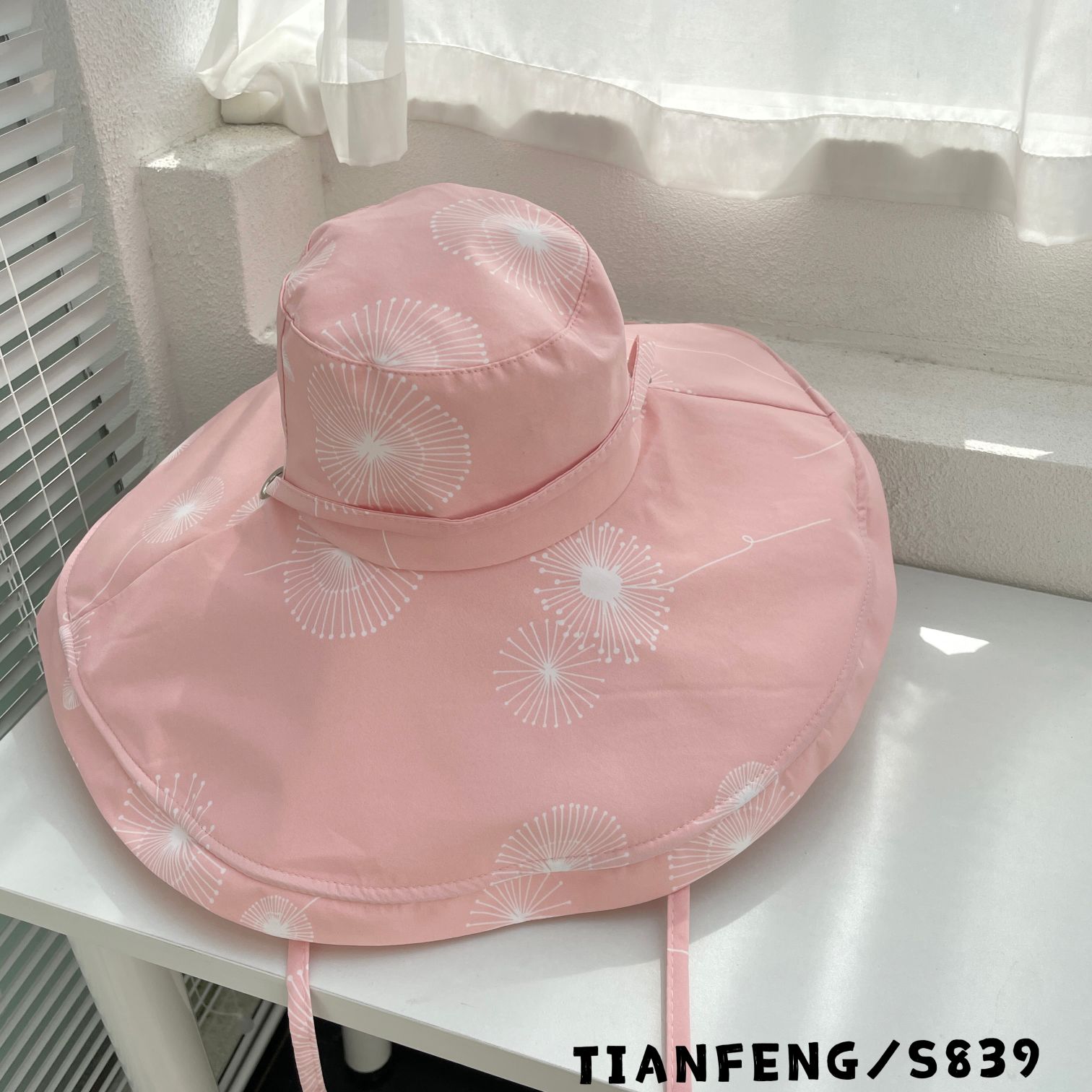 2022夏季韩版新款渔夫帽女日系少女大帽檐帽子海边度假防晒太阳帽详情8