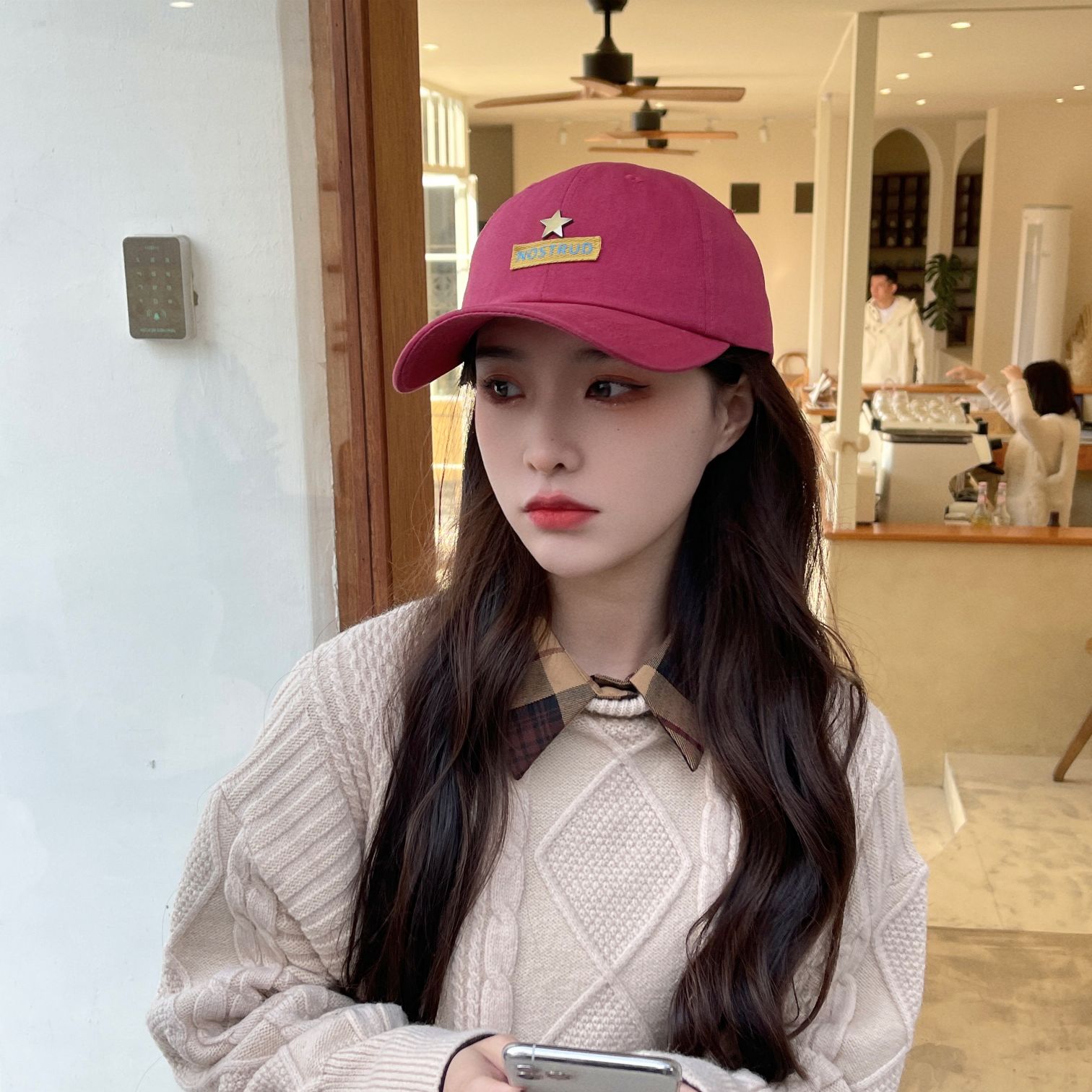 新款显脸小帽显瘦棒球帽女夏鸭舌帽男遮阳字母百搭太阳帽刺绣春秋详情8