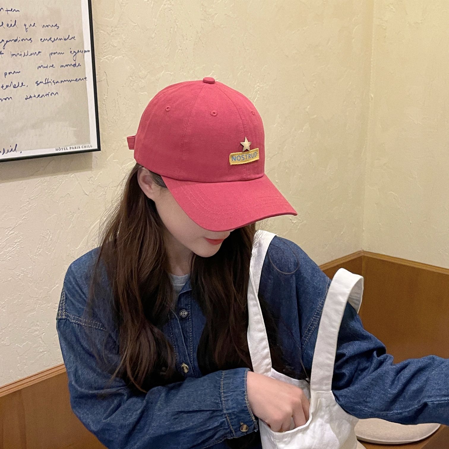 新款显脸小帽显瘦棒球帽女夏鸭舌帽男遮阳字母百搭太阳帽刺绣春秋详情7