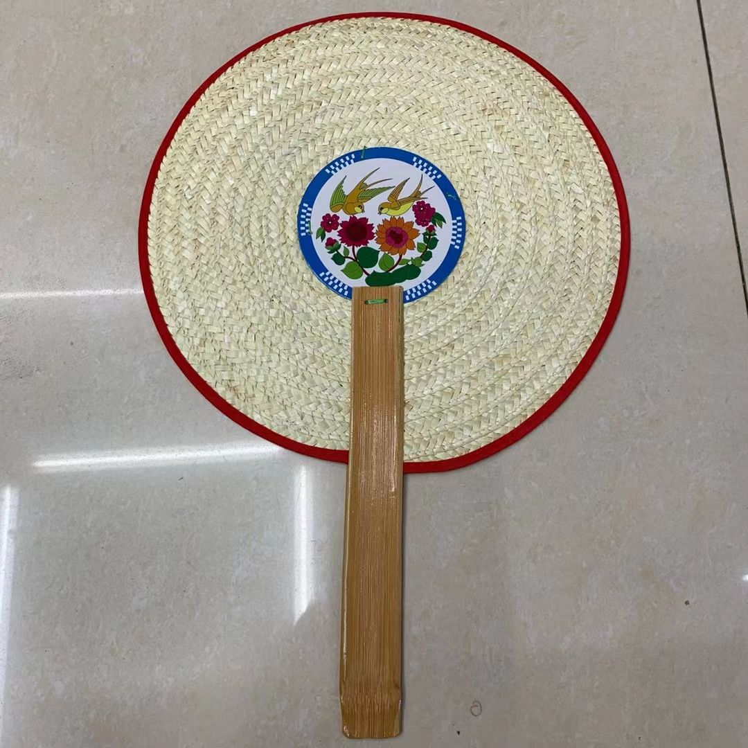 350# Natural straw fan details Picture