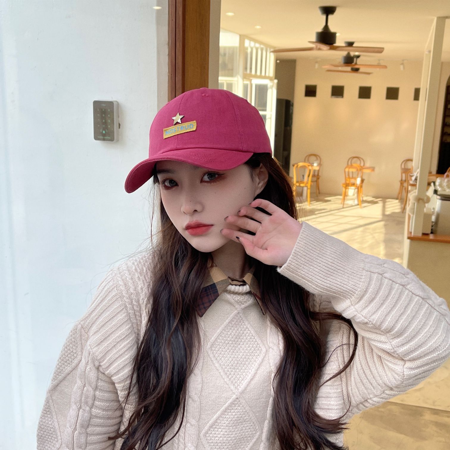 新款显脸小帽显瘦棒球帽女夏鸭舌帽男遮阳字母百搭太阳帽刺绣春秋详情13