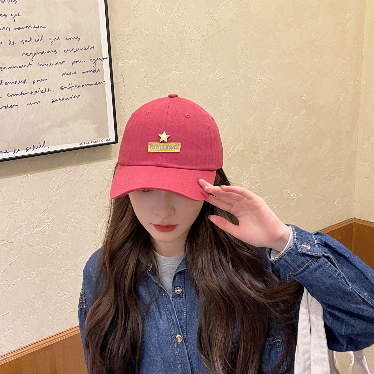 新款显脸小帽显瘦棒球帽女夏鸭舌帽男遮阳字母百搭太阳帽刺绣春秋详情6