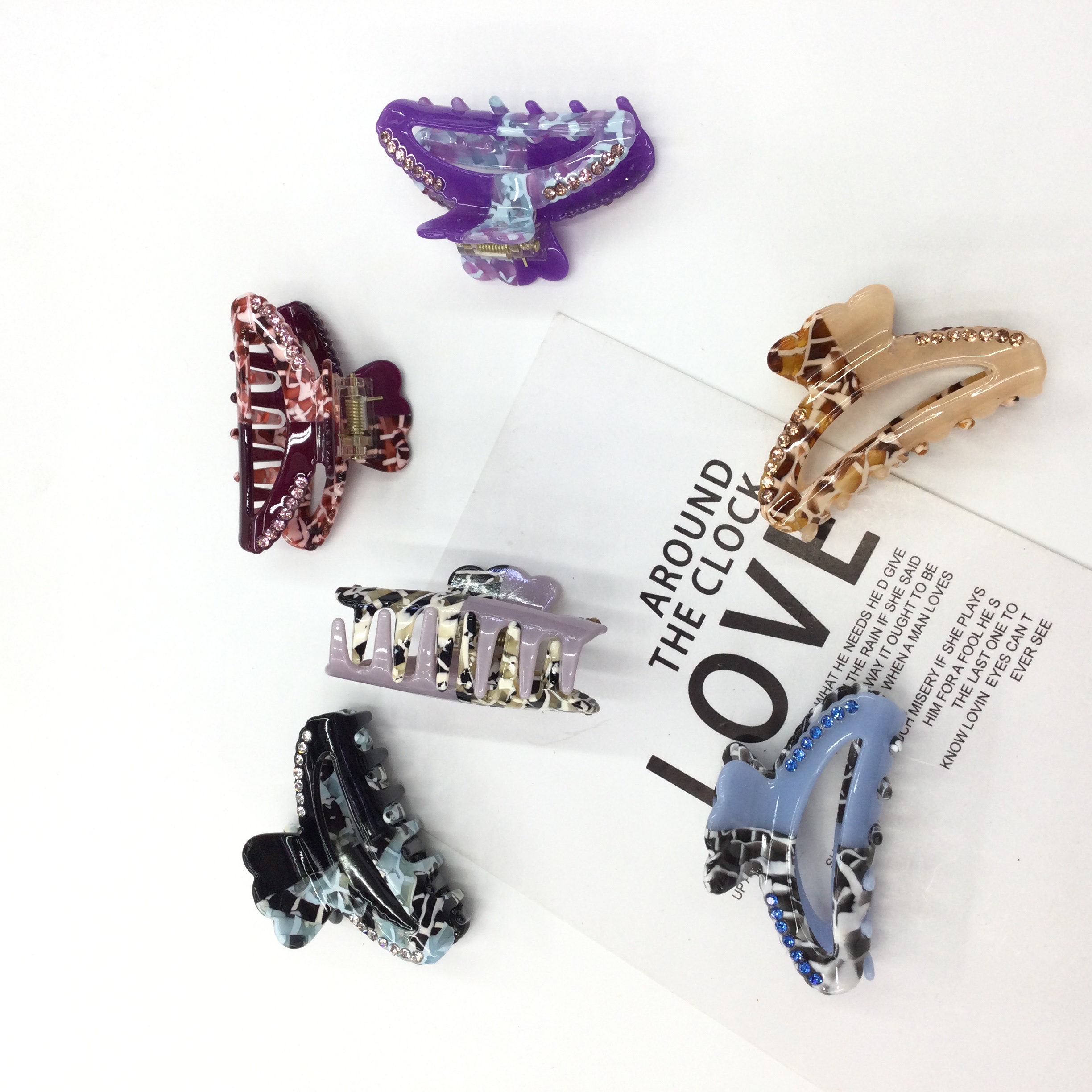 发抓/抓夹/头饰白底实物图