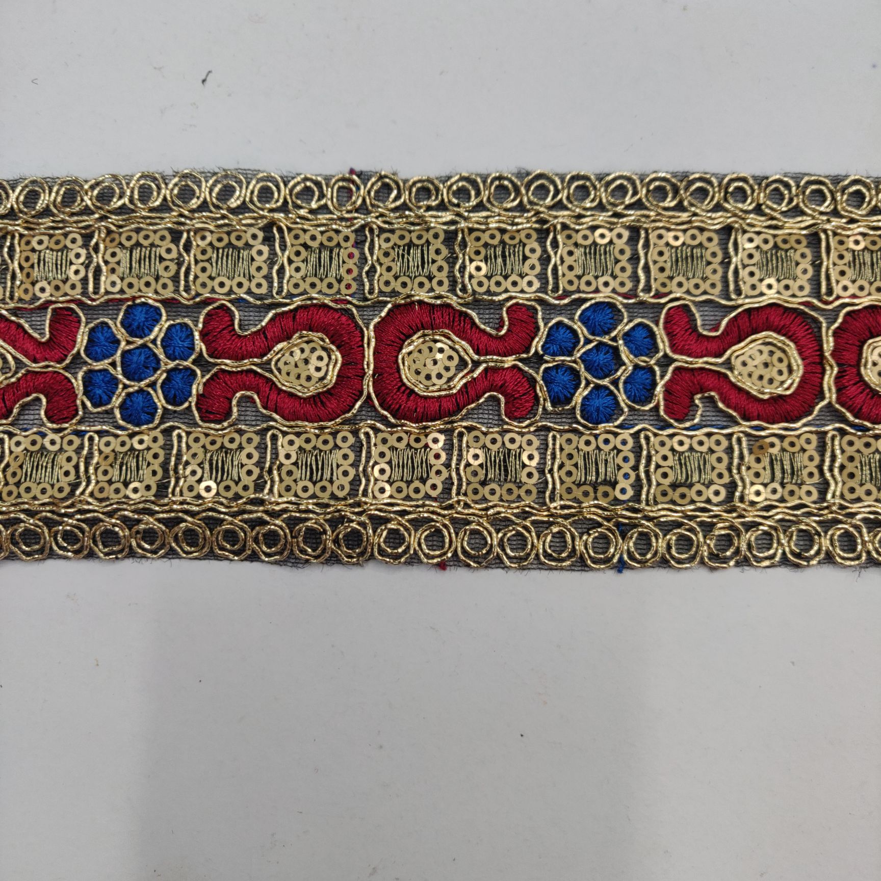 Undulating Carbone Embroidery 3-In-1 Lace undefined