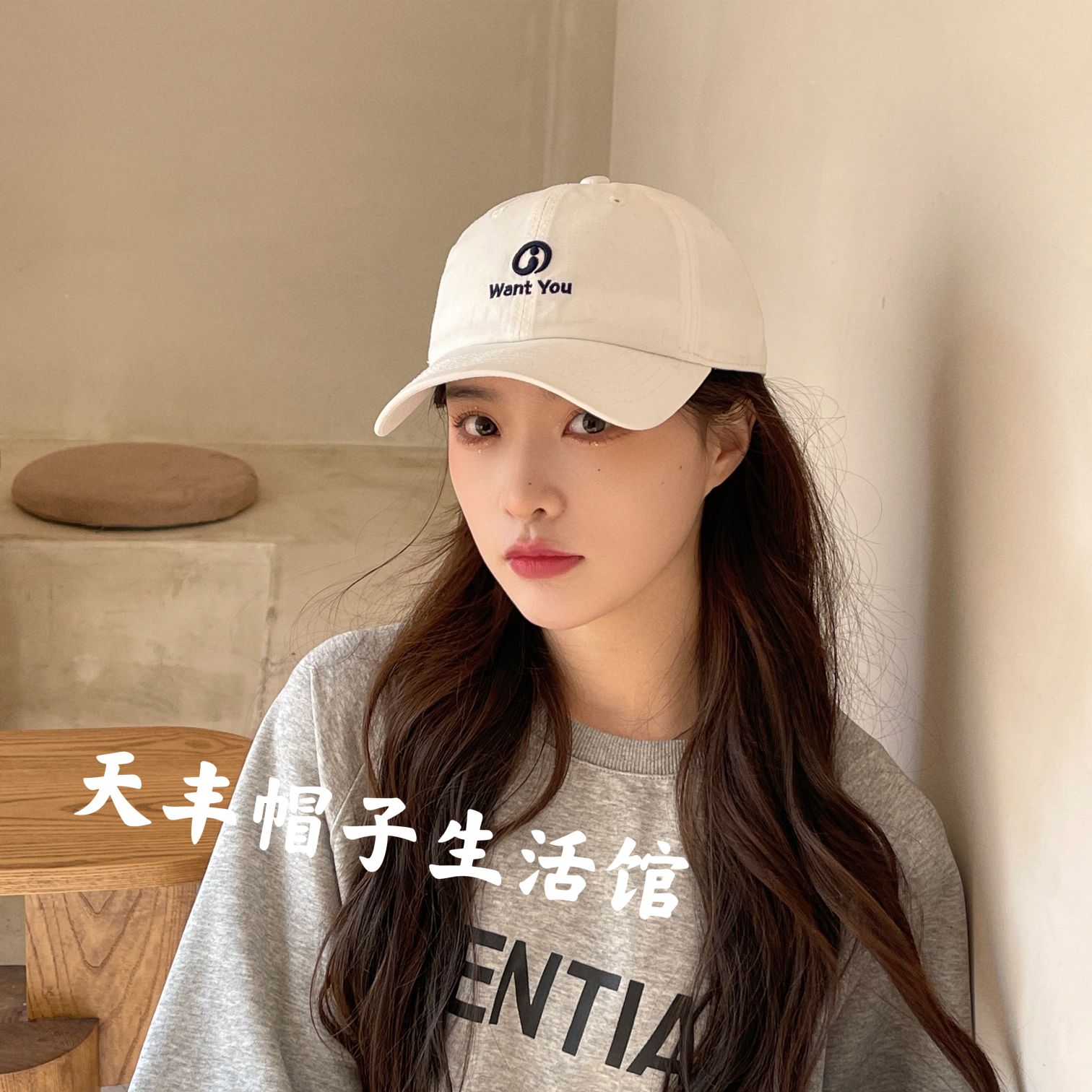 ins帽子女春夏韩版软顶棒球帽男字母刺绣休闲鸭舌帽防晒遮阳帽
