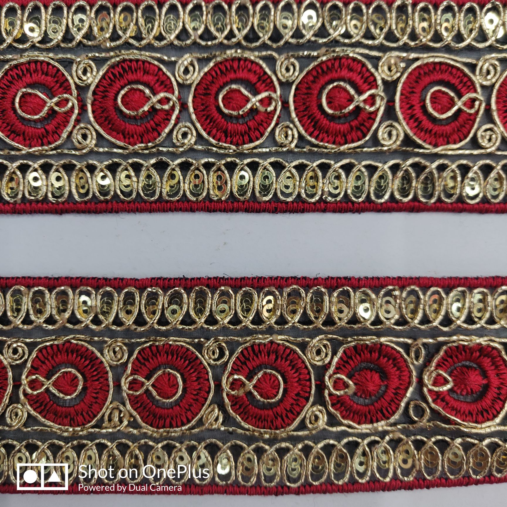 Undulating Carbone Embroidery 3-In-1 Lace undefined