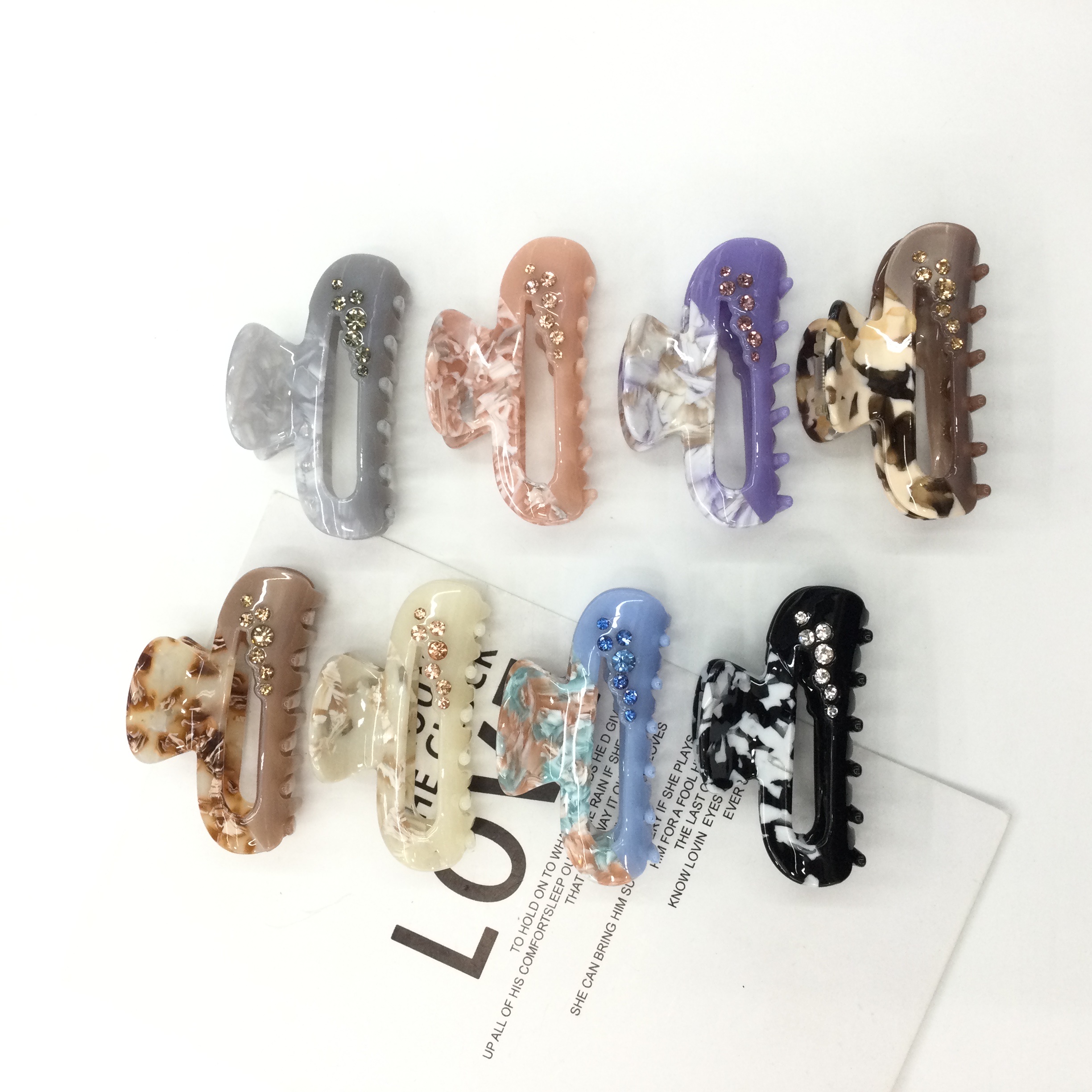 发抓/抓夹/头饰白底实物图