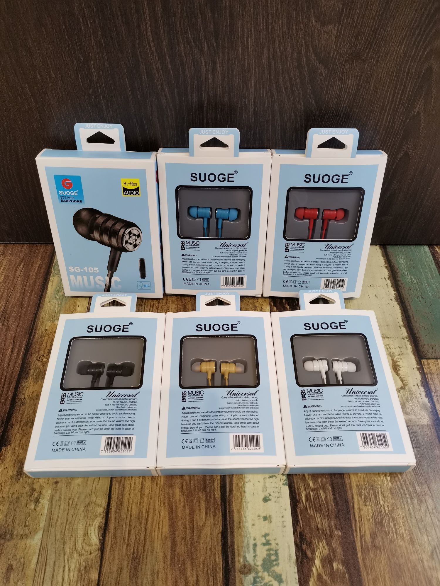 Sogo brand headphones, mobile phone headphones, earplugs, ear labels, headphones with labels, SFG-105 headphones Specification image