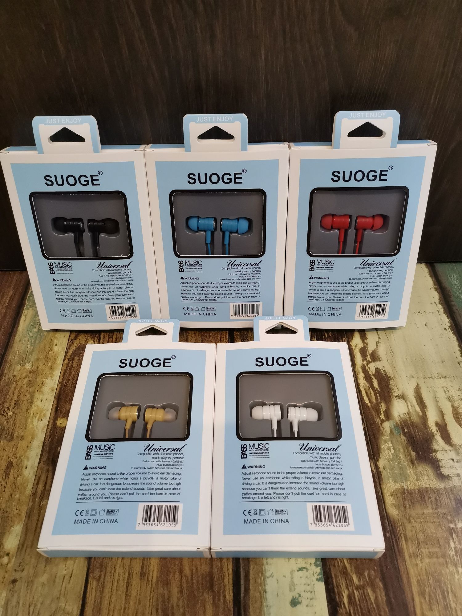 Sogo brand headphones, mobile phone headphones, earplugs, ear labels, headphones with labels, SFG-105 headphones details Picture
