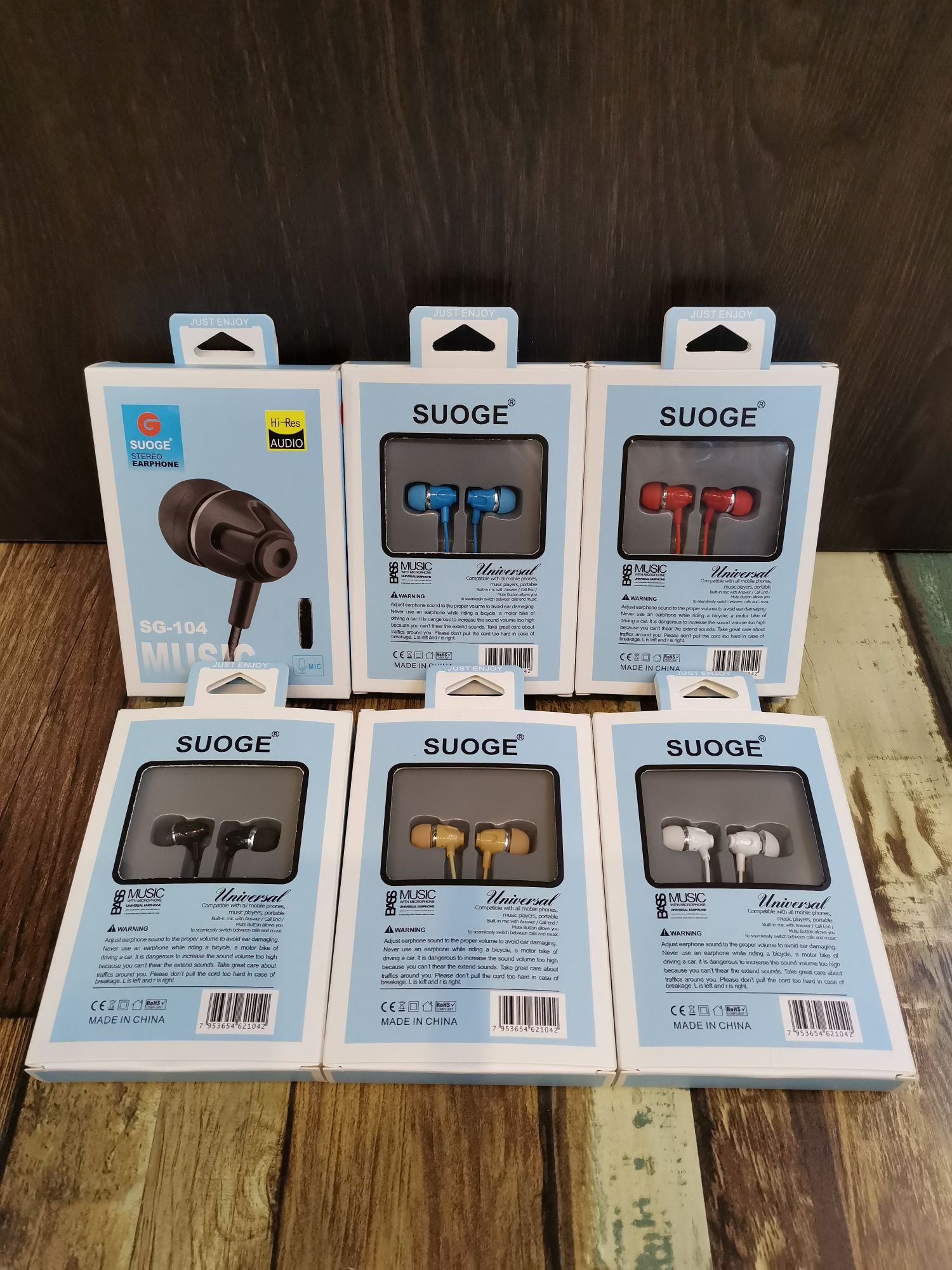 Marca soge auriculares, auriculares de teléfono móvil, auriculares, auriculares marca, marca auriculares, SG-104 auriculares Specification image