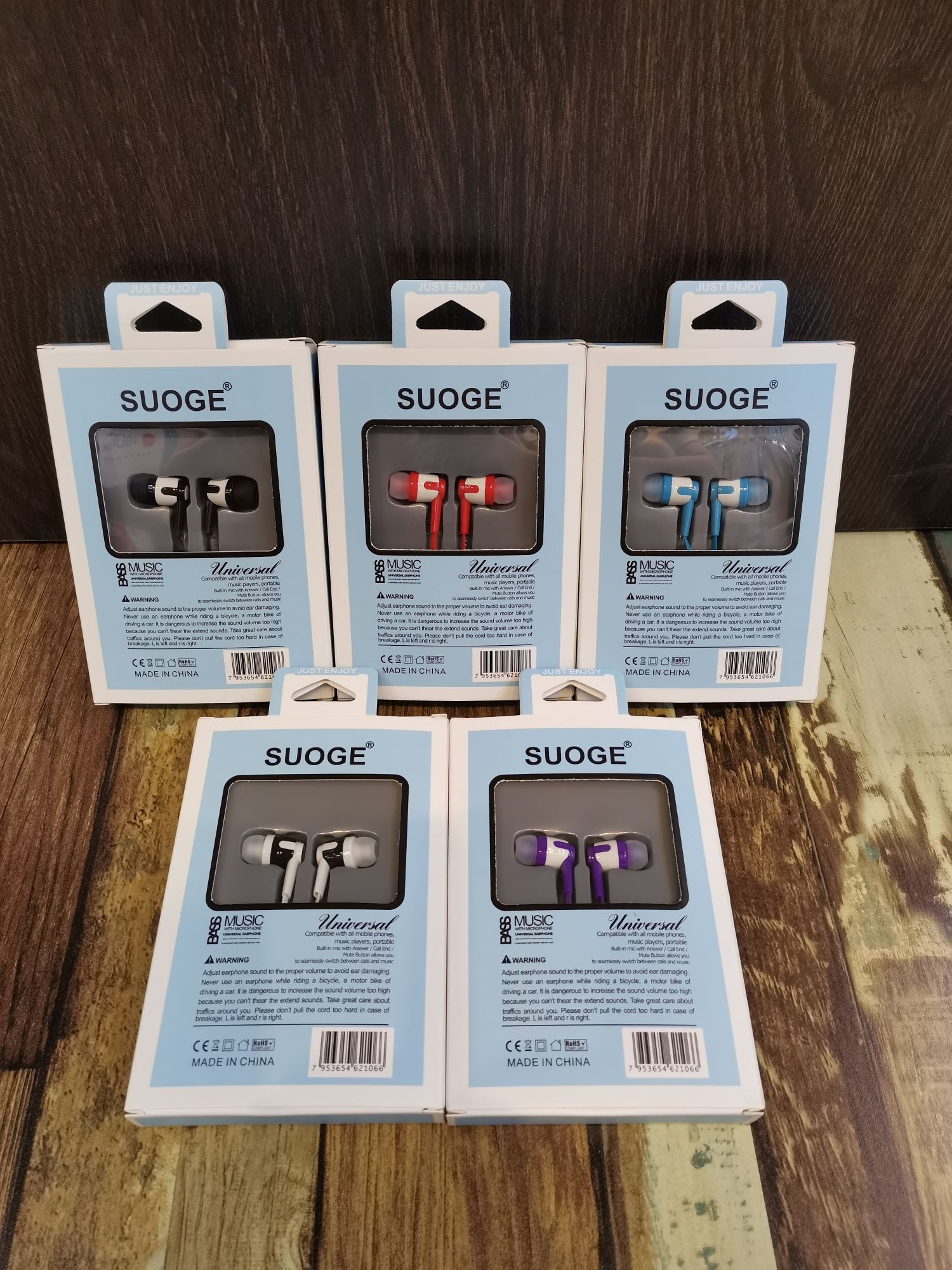 Sogo brand headphones, mobile phone headphones, earplugs, ear labels, headphones with labels, SG-106 headphones details Picture
