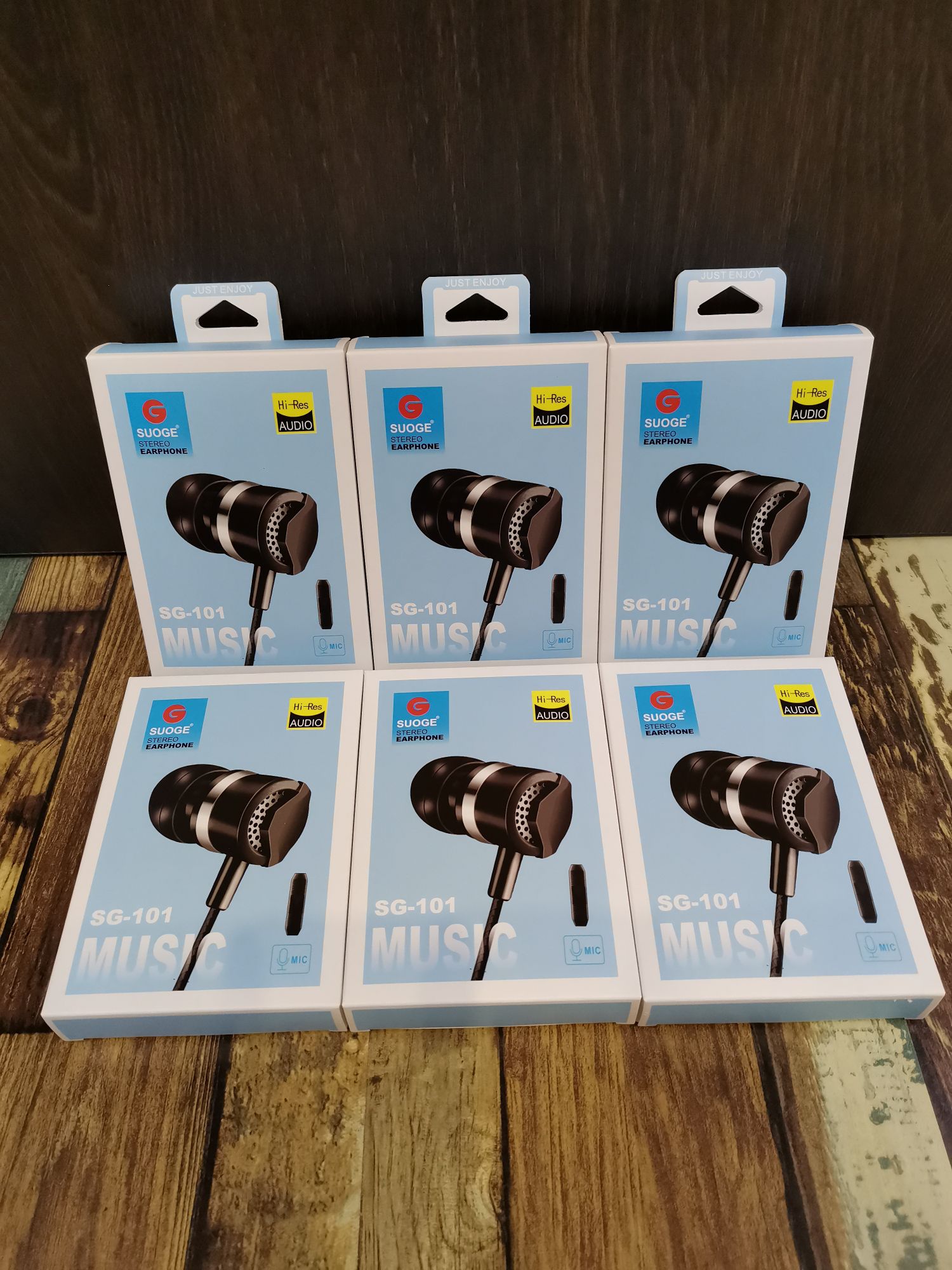 Sogo brand headphones, mobile phone headphones, ear tips, ear labels, ear cables, headphones with labels, SG-101 Application Scenario