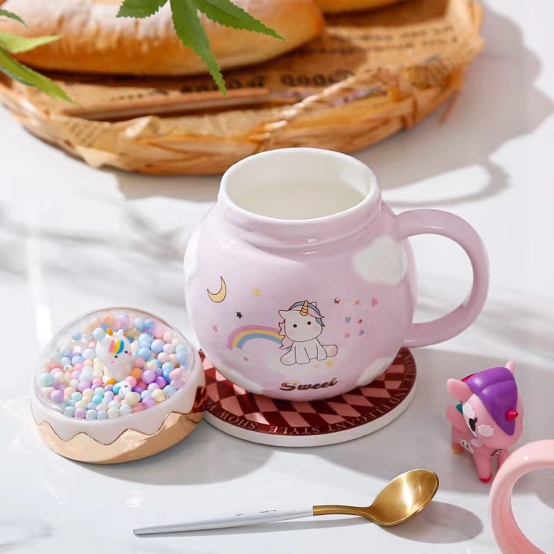 كأس الخزفية الجميلة للأفلام الكرتونية الخلاقة Specification image